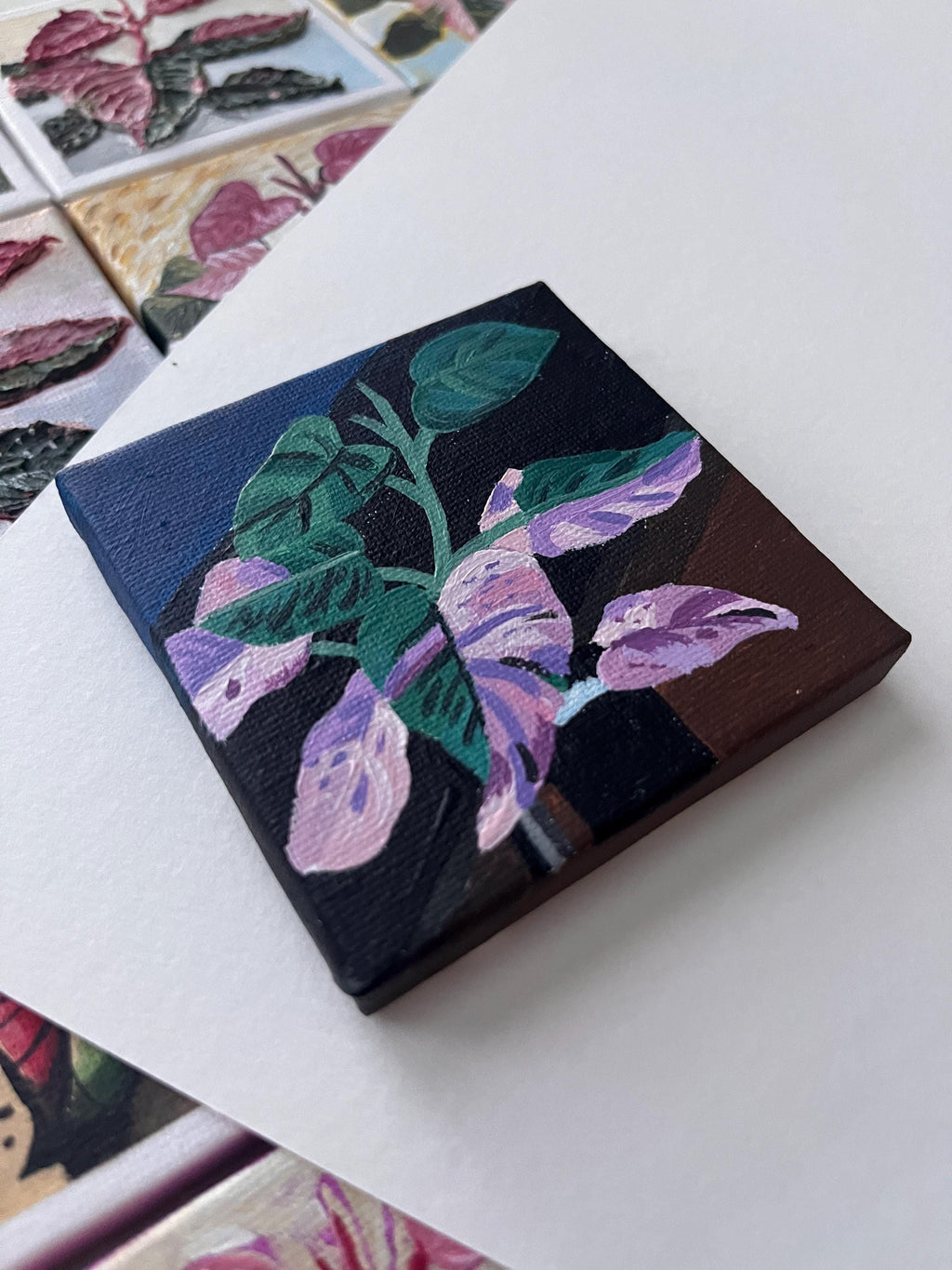 the invert, Pink Princess Philodendron painting 20