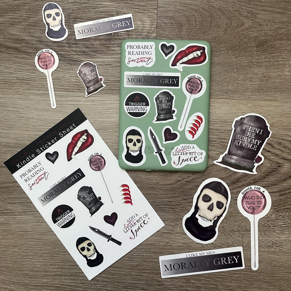 Dark Romance Reader Sticker