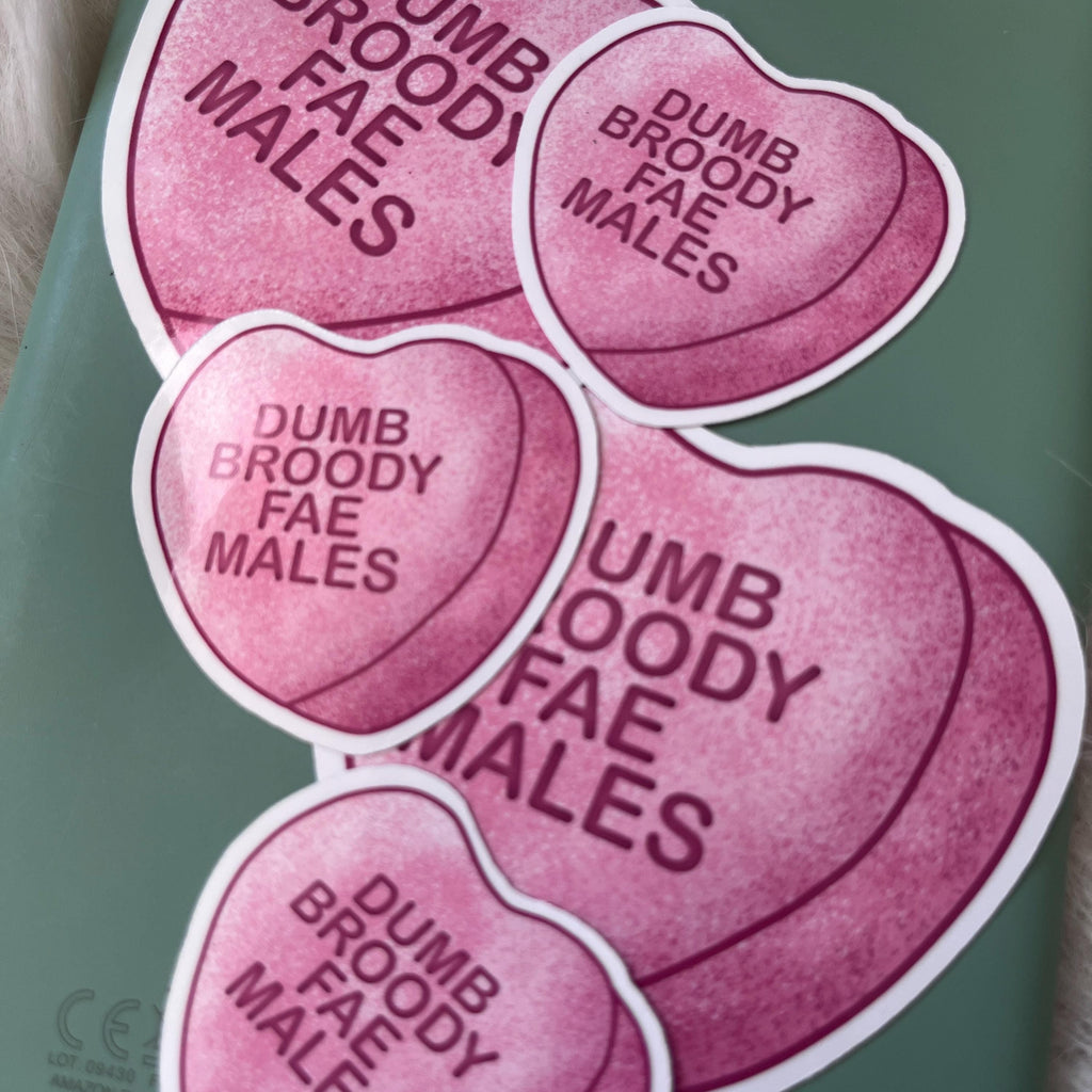 dumb broody fae male sticker