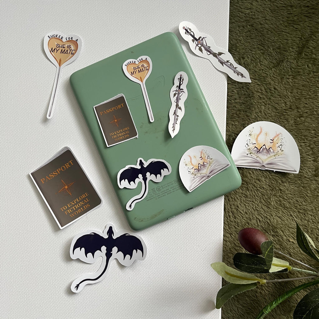 fantasy book sticker
