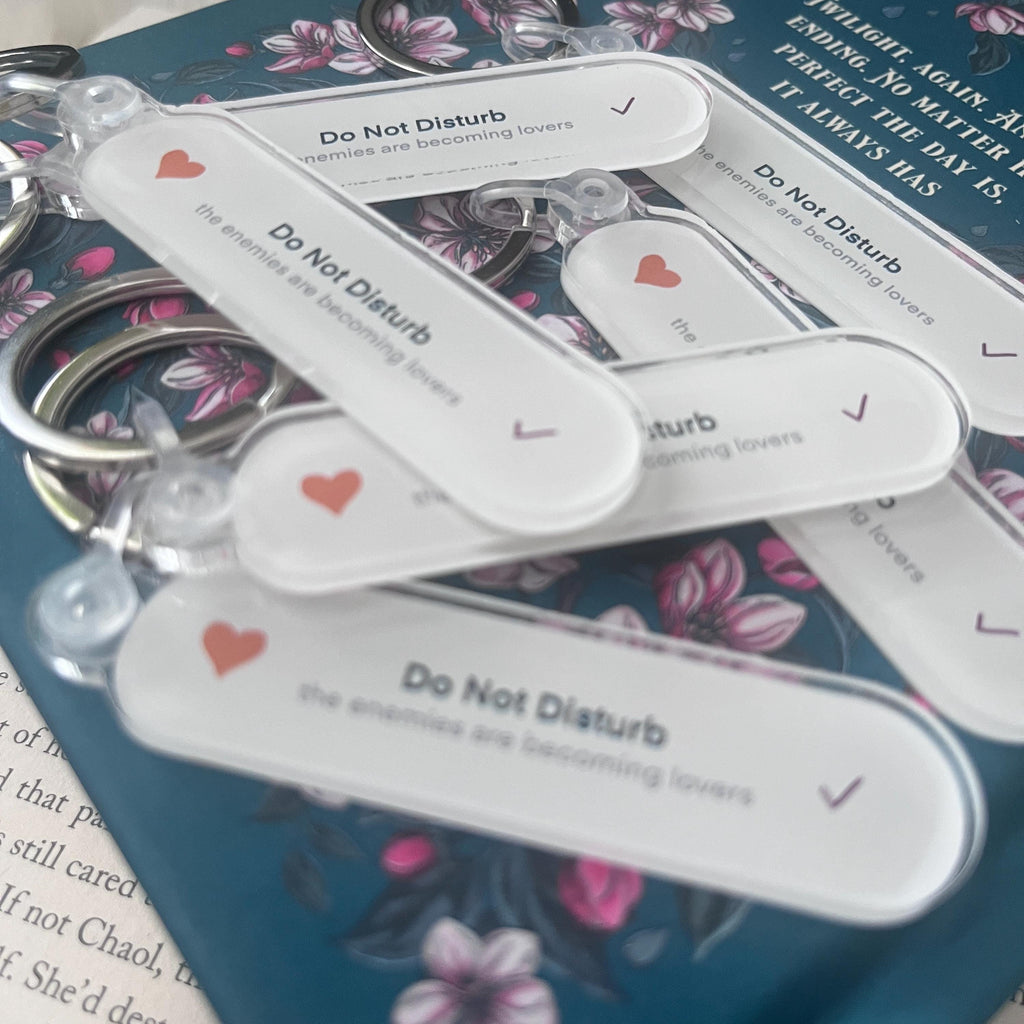 Enemies to lovers DND keychain