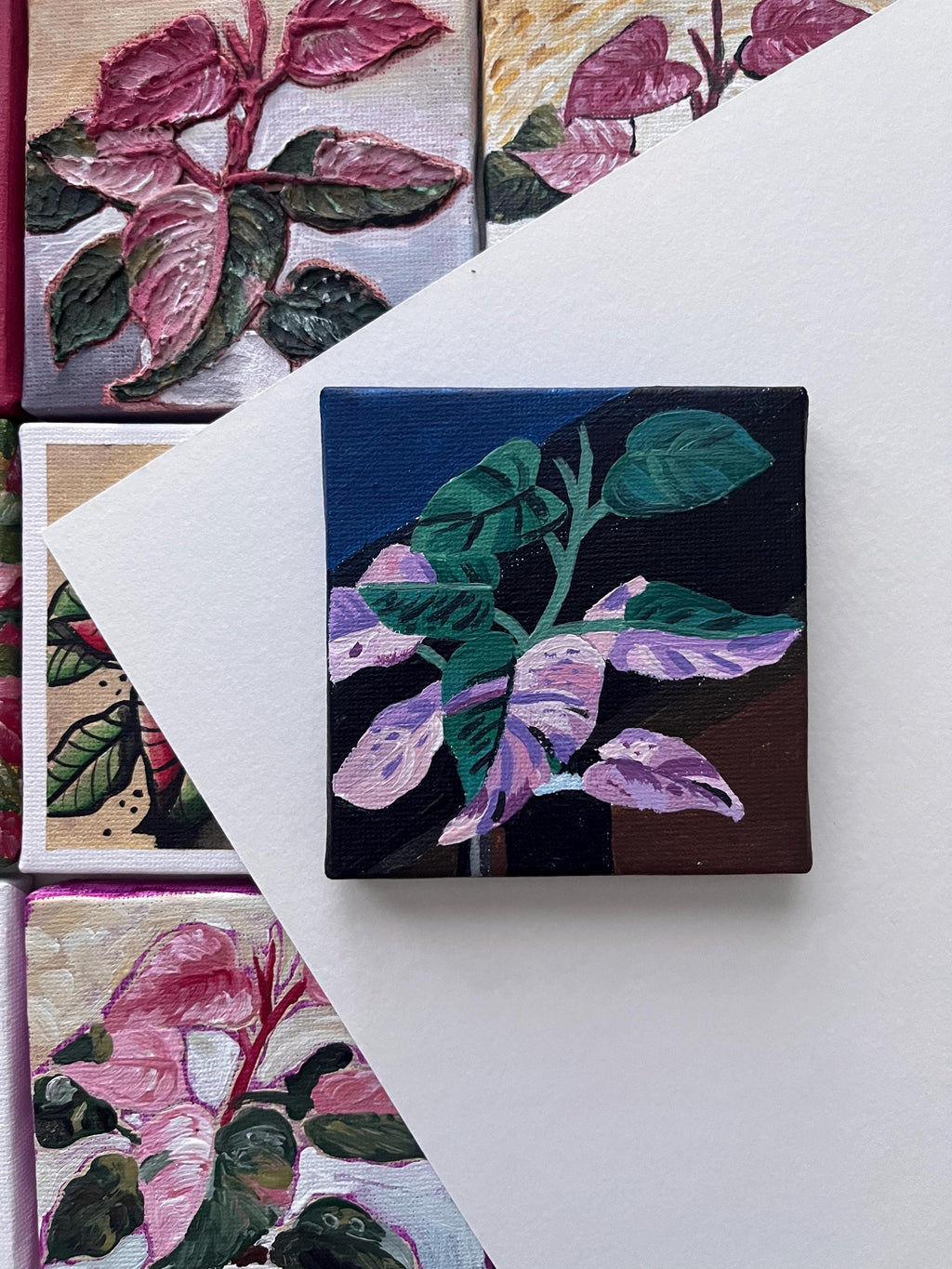 the invert, Pink Princess Philodendron painting 20