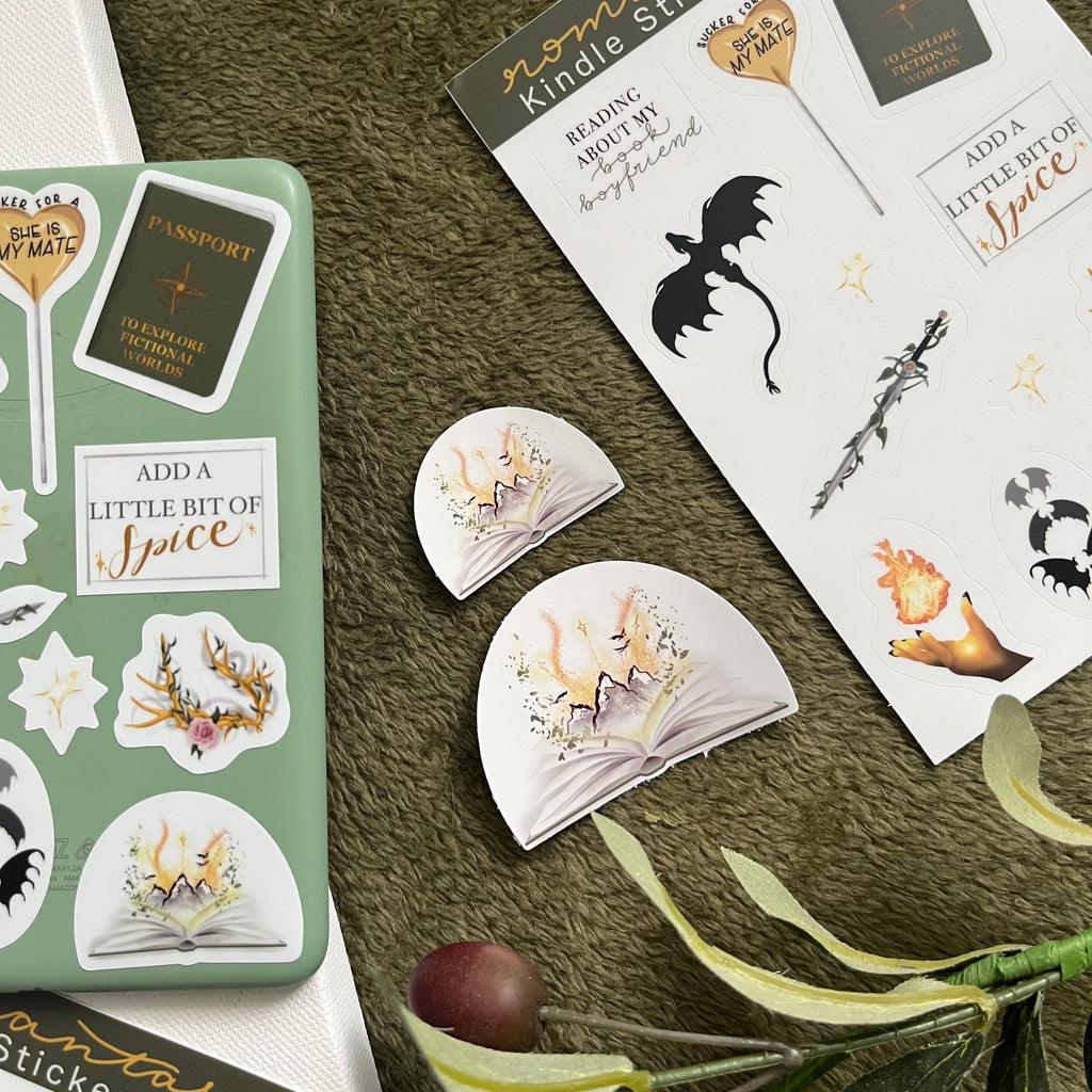 fantasy book sticker