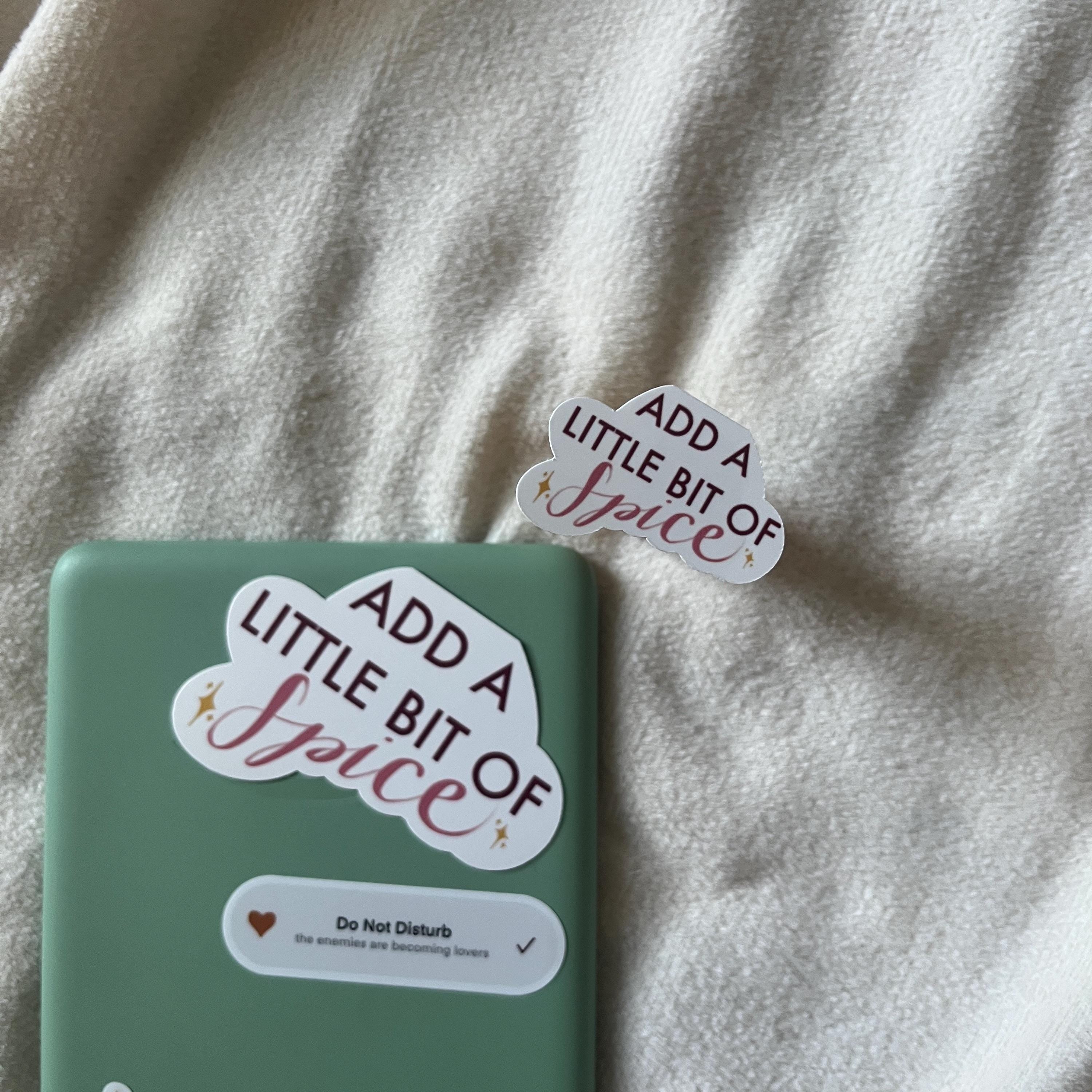 Add a little bit of spice sticker