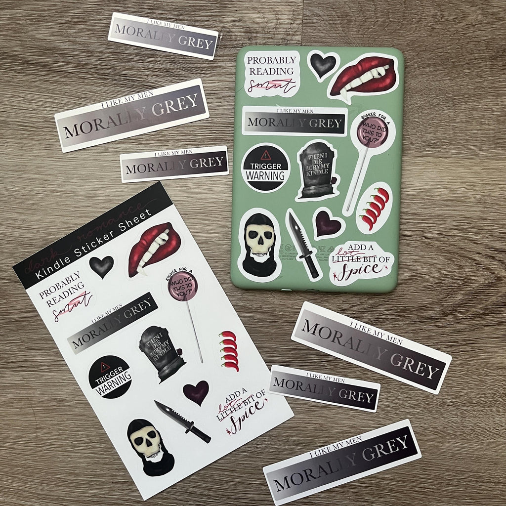 Morally Grey Men Glossy Vinyl Sticker