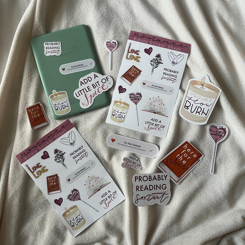 Here for the Vibes Book Sticker