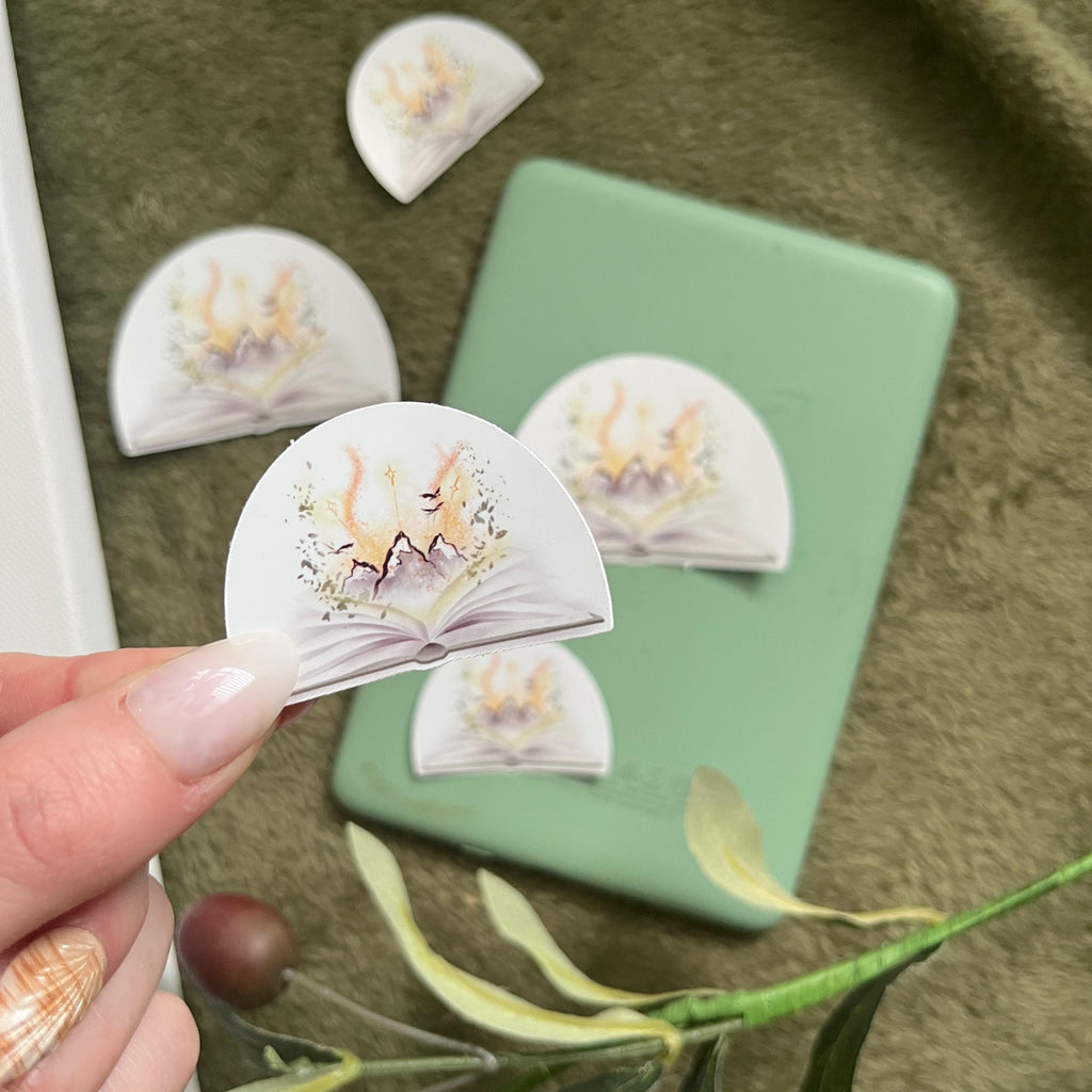 fantasy book sticker