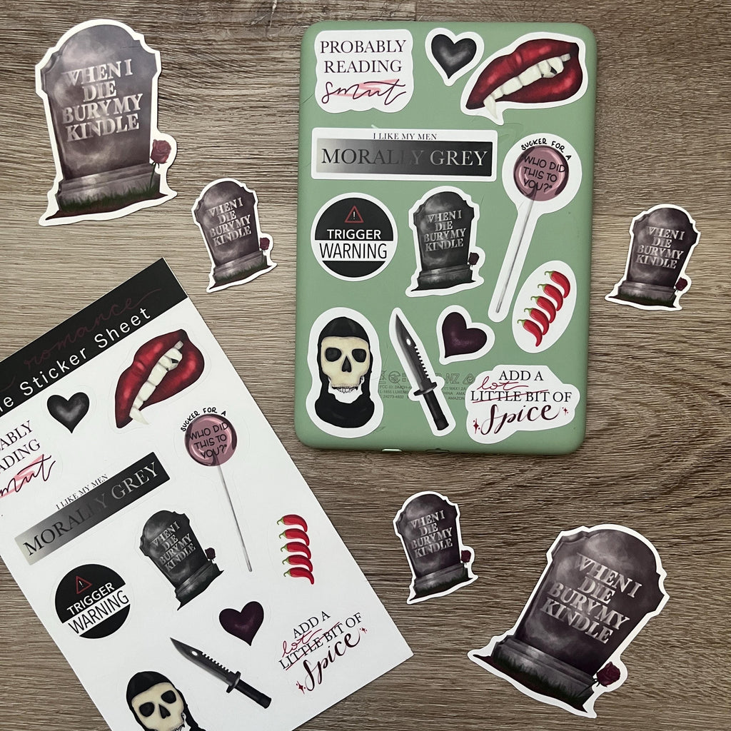 Dark Romance Reader Sticker