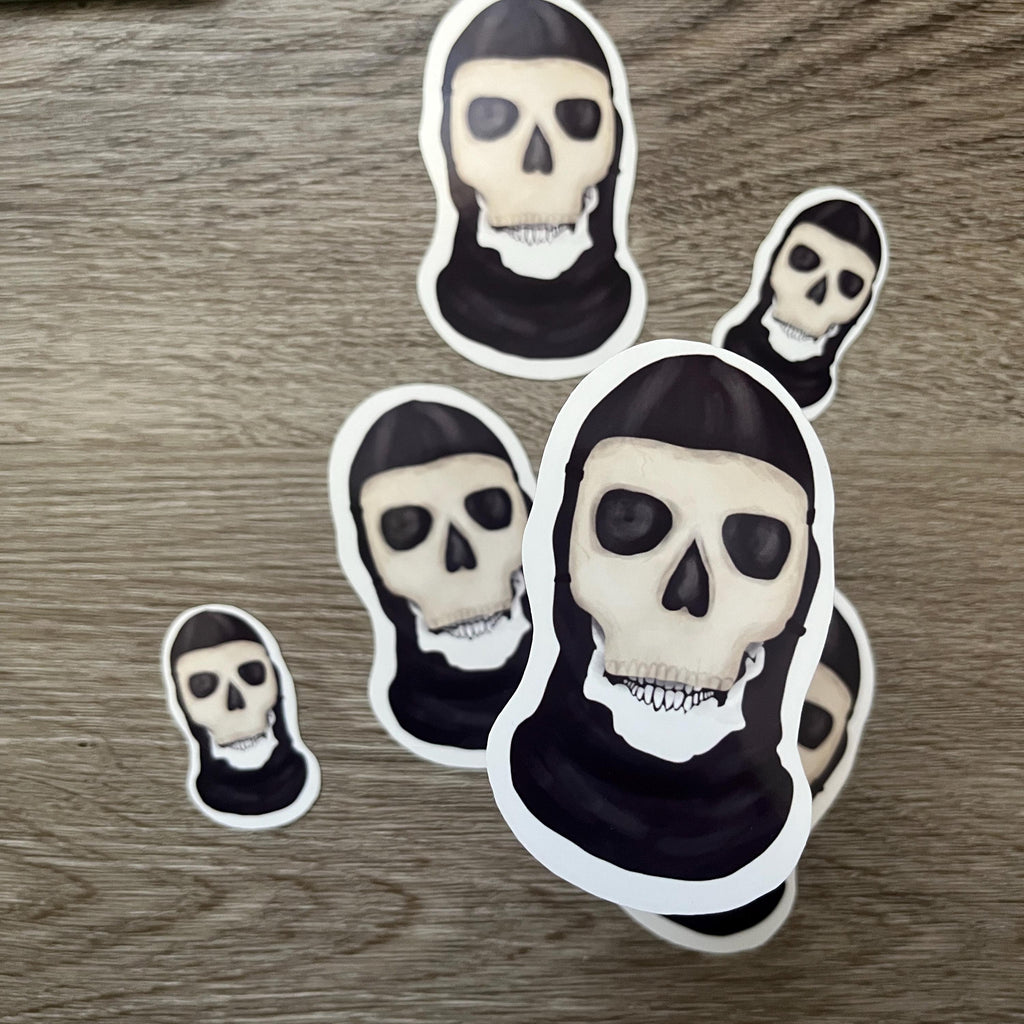 Skull Balaclava Sticker
