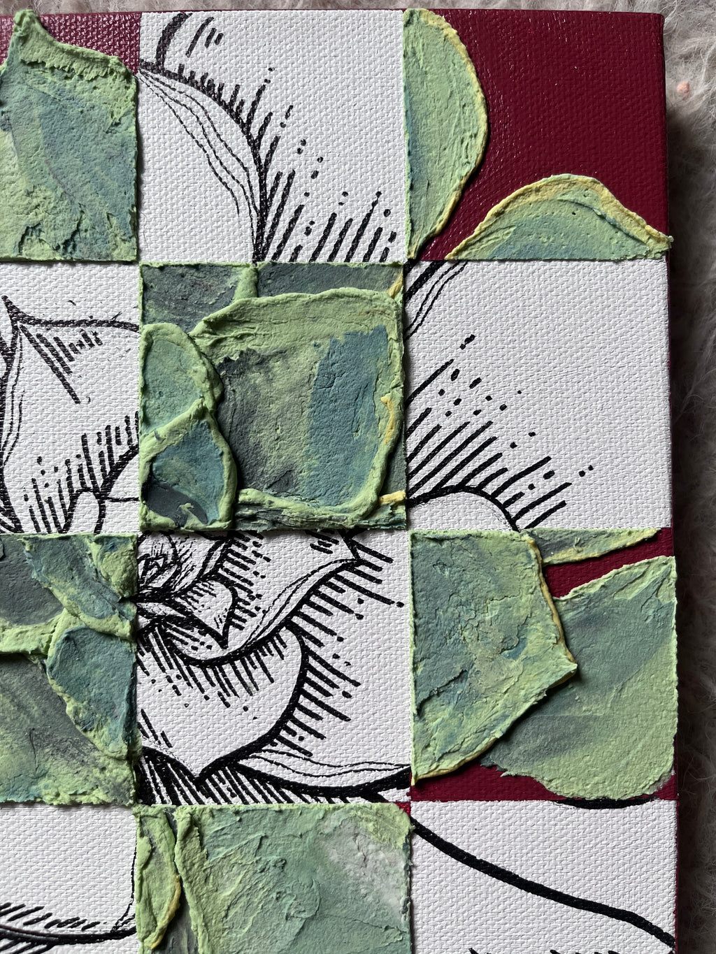 Desert Squares 8”x8”