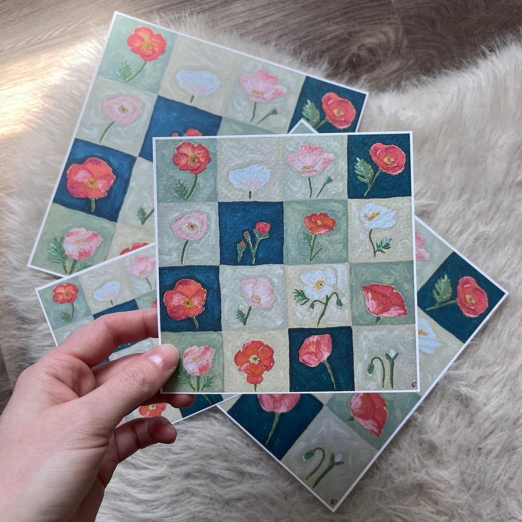 Poppies Painting Print