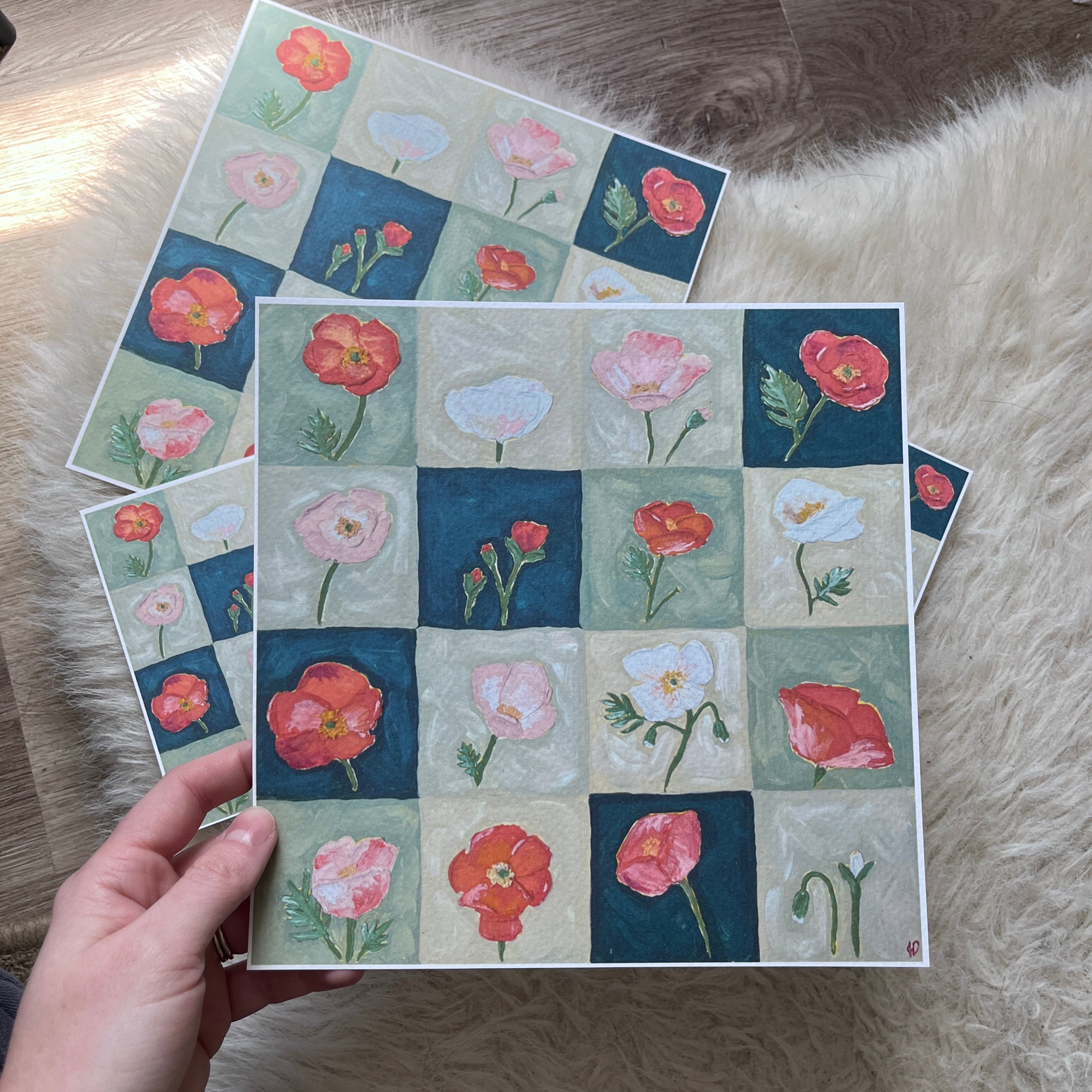 Poppies Painting Print