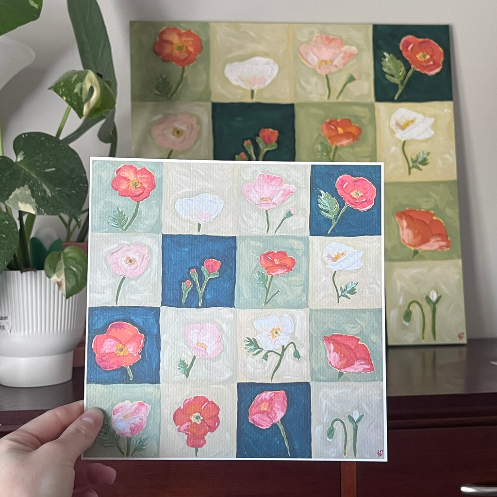 Poppies Painting Print