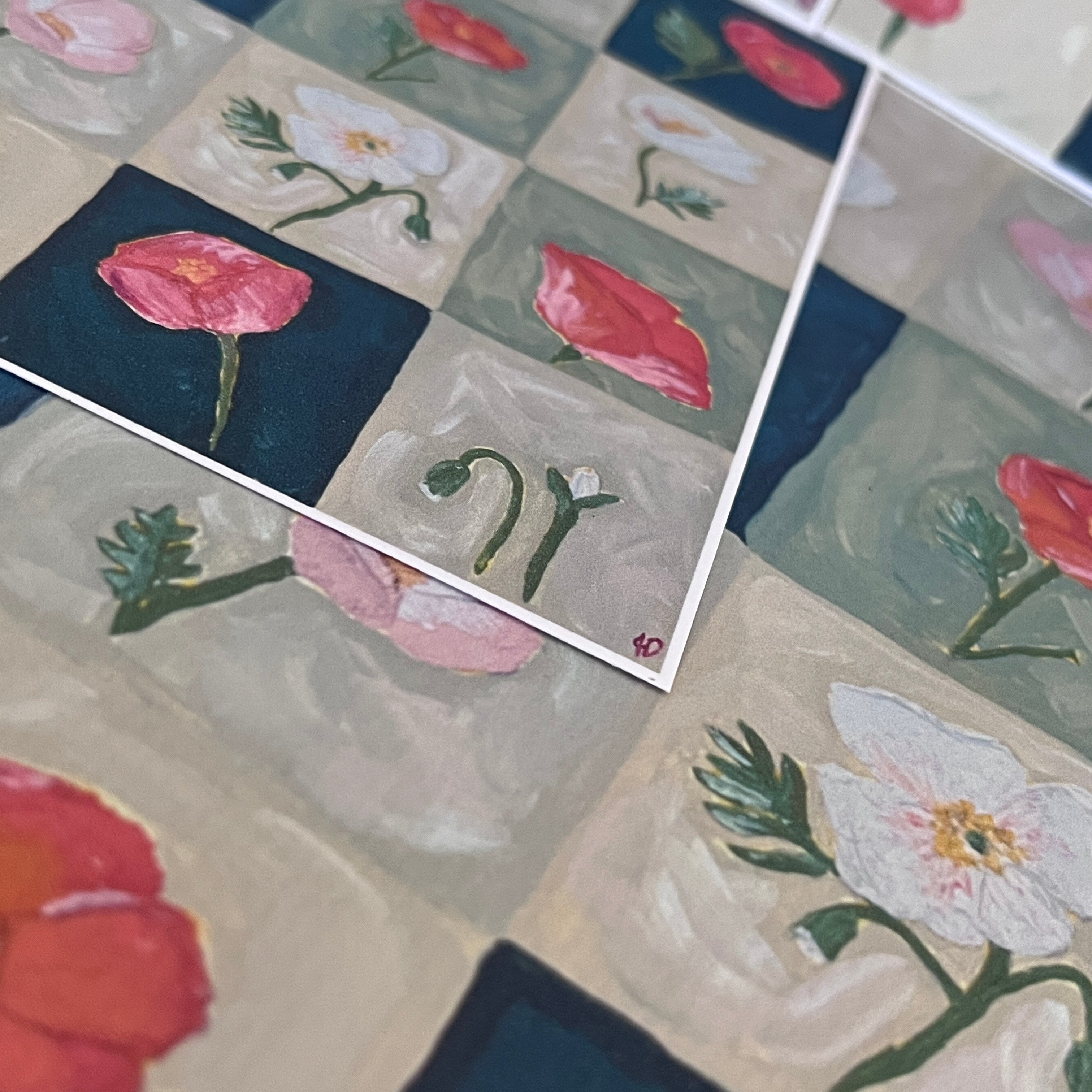 Poppies Painting Print