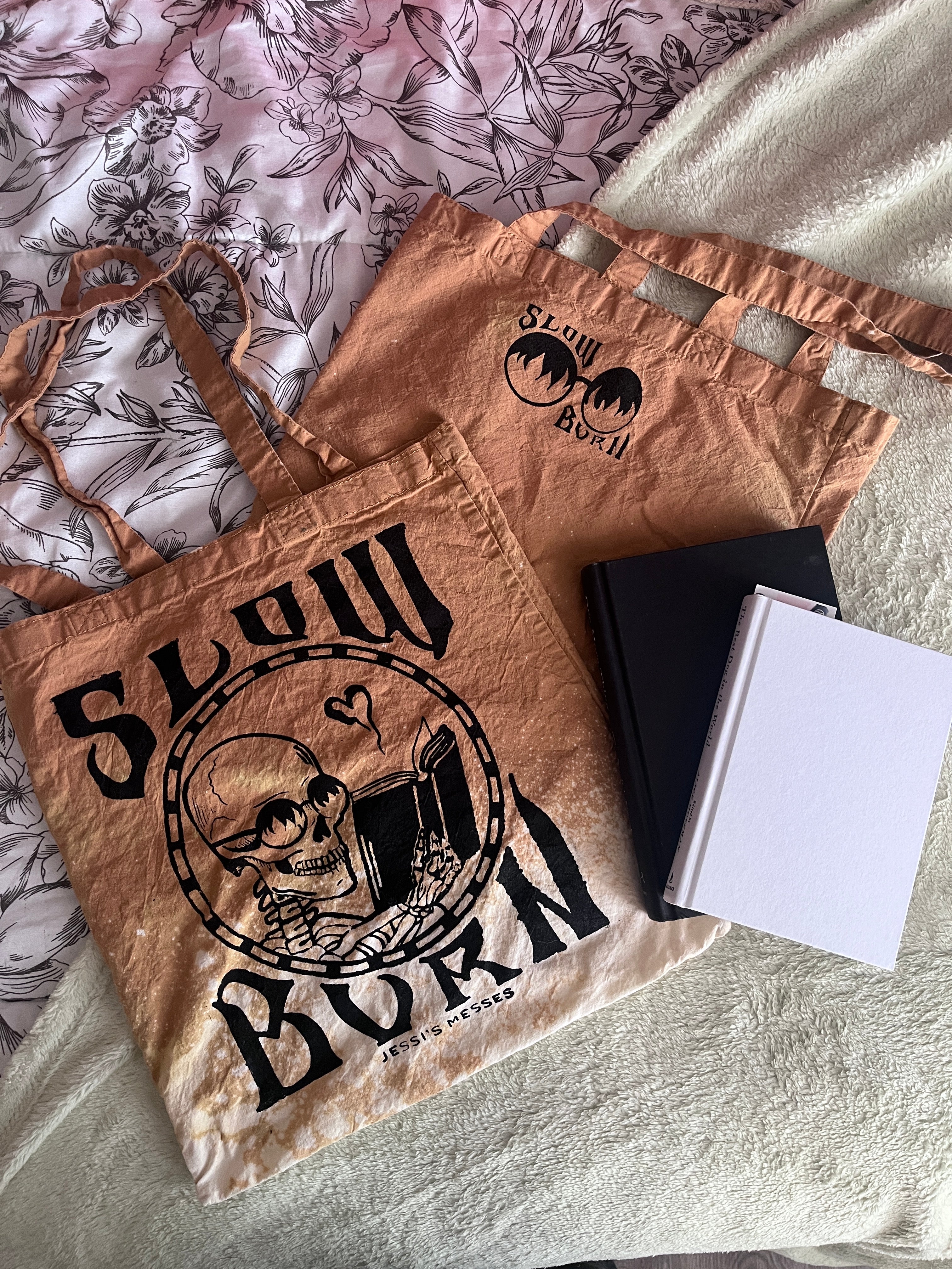 Slow Burn Book Tote Bag