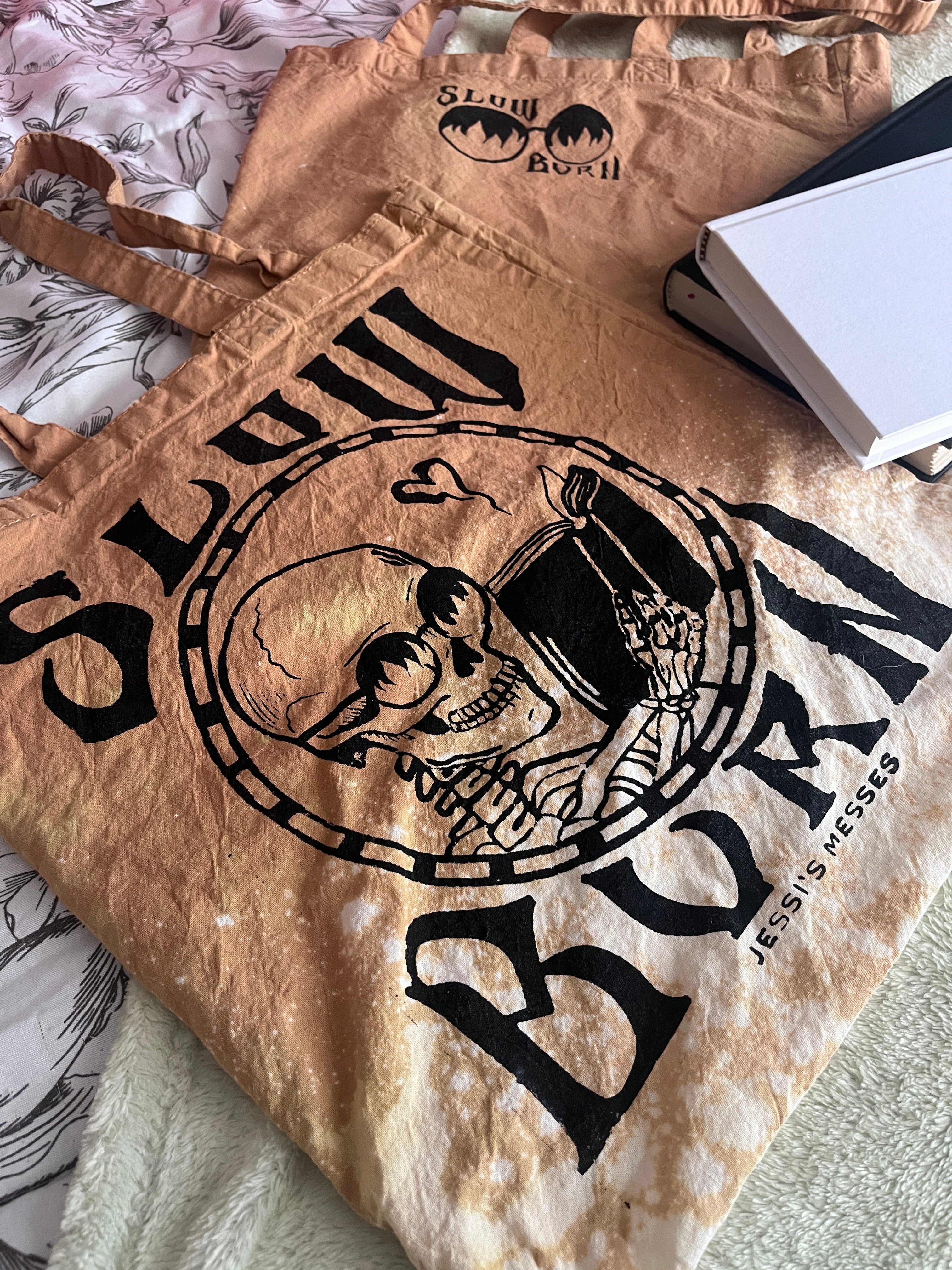 Slow Burn Book Tote Bag