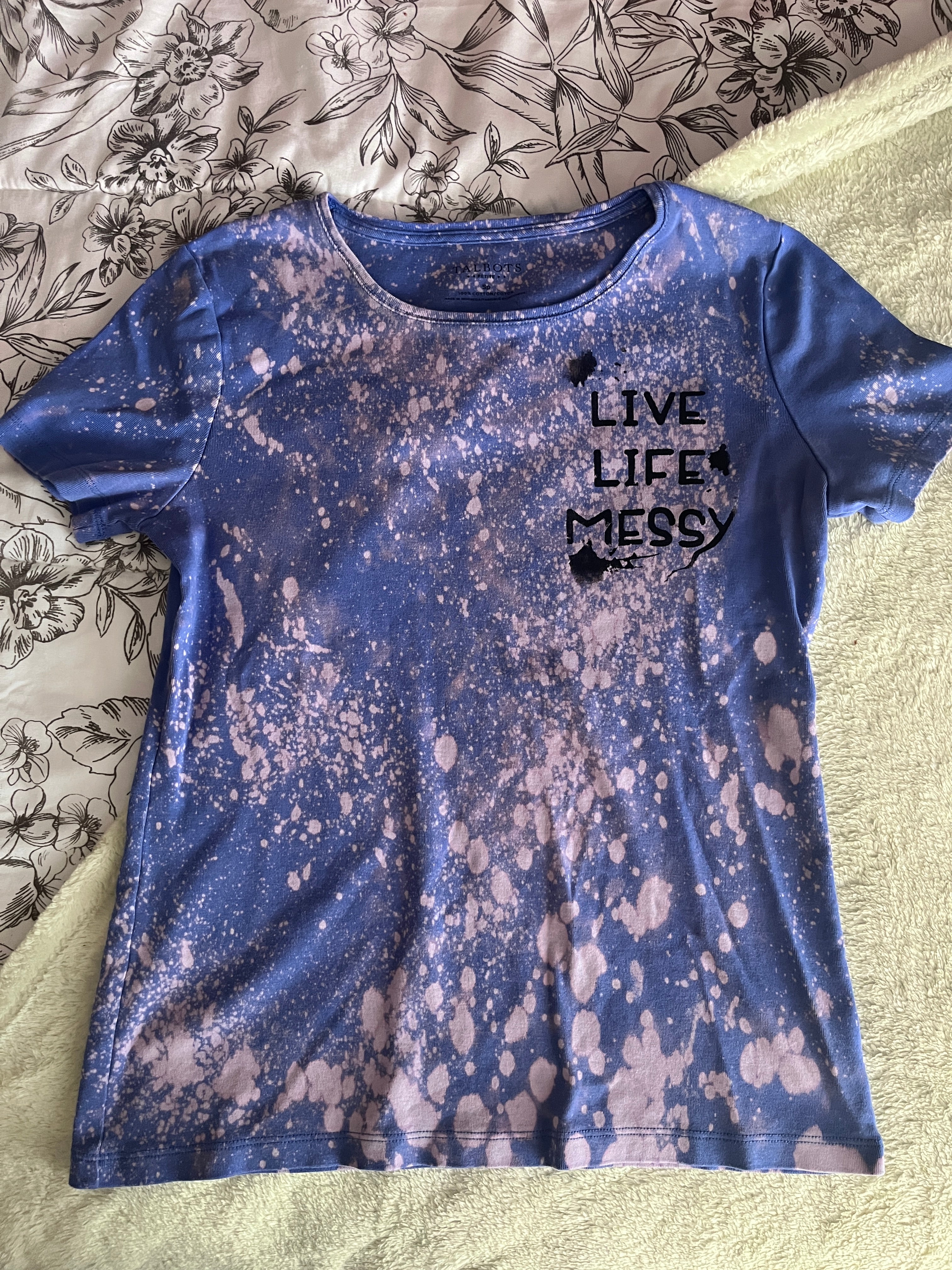 S Live Life Messy Shirt