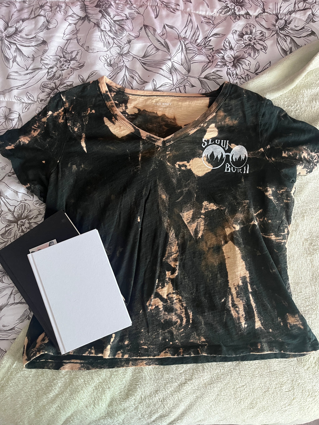 L Slow Burn V Neck Shirt