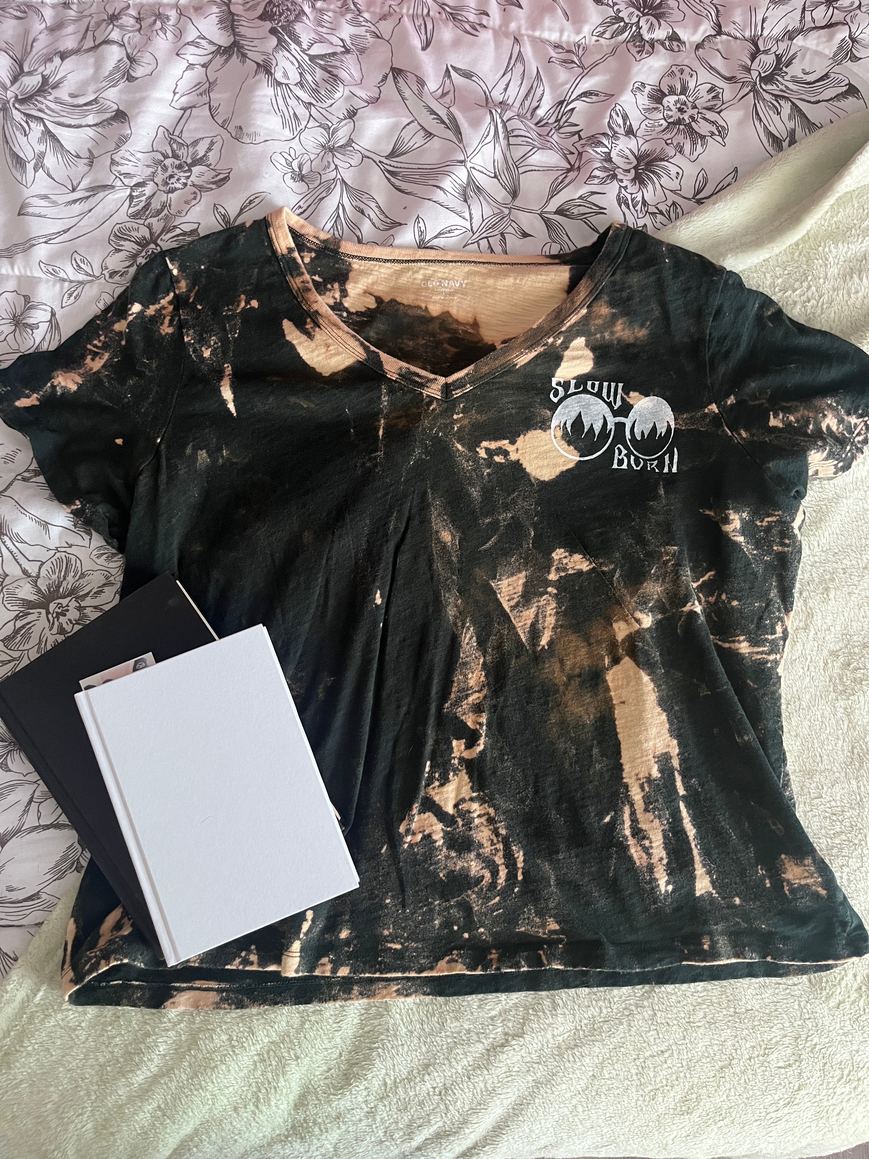 L Slow Burn V Neck Shirt