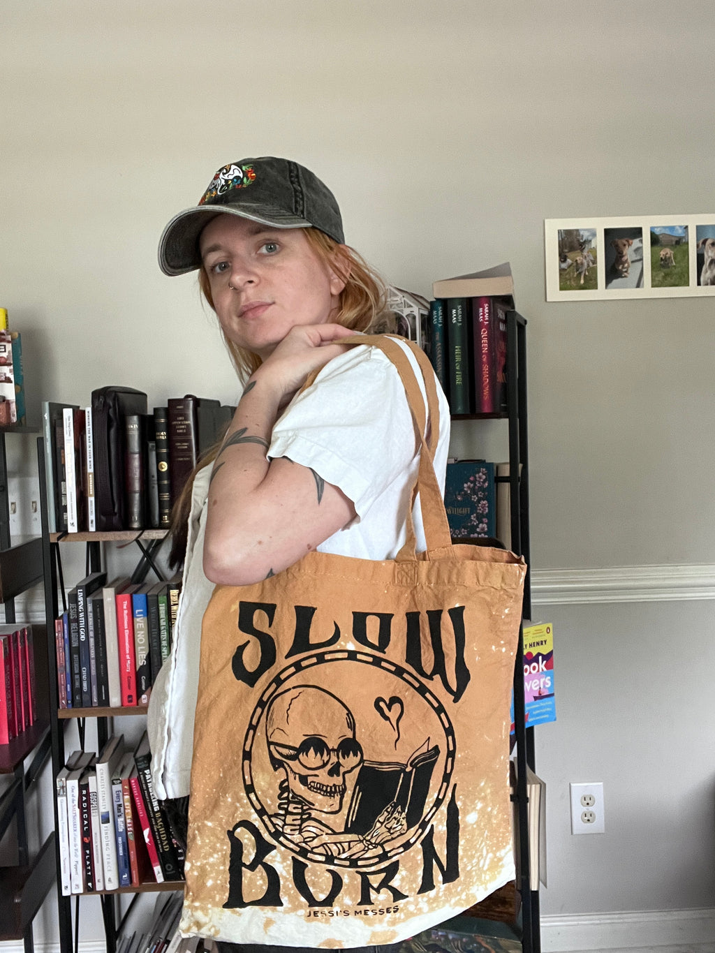 Slow Burn Book Tote Bag