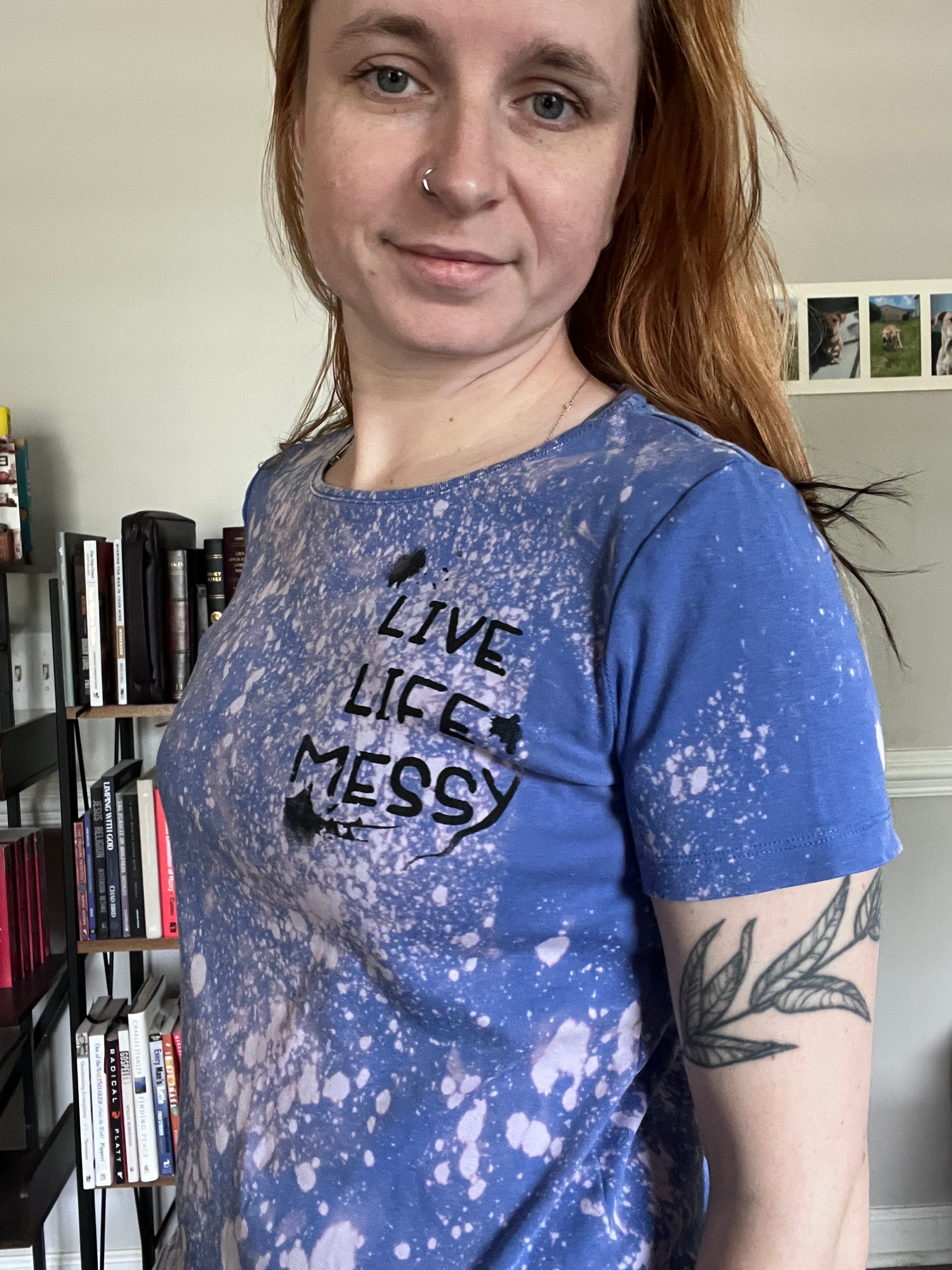 S Live Life Messy Shirt