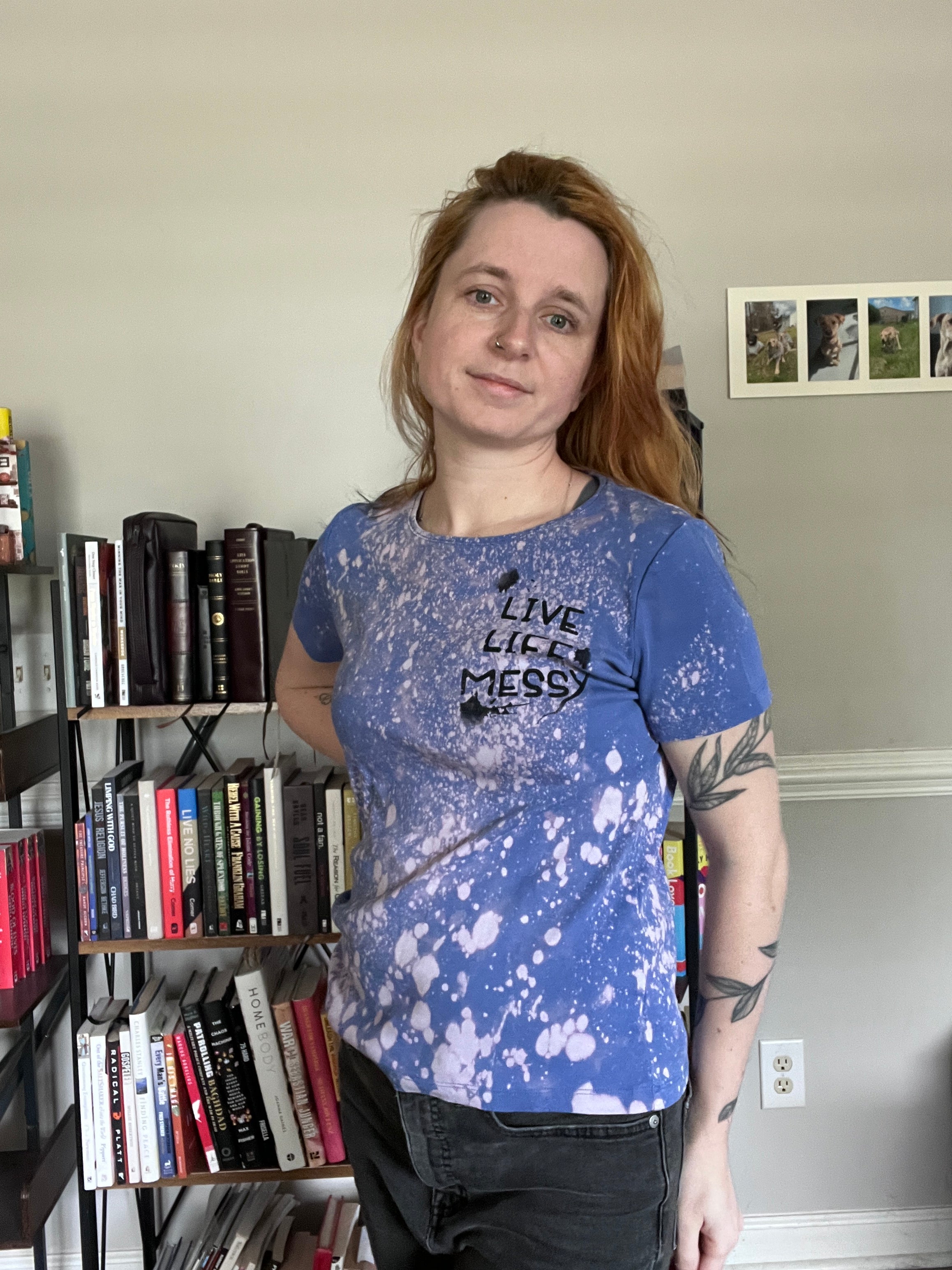 S Live Life Messy Shirt