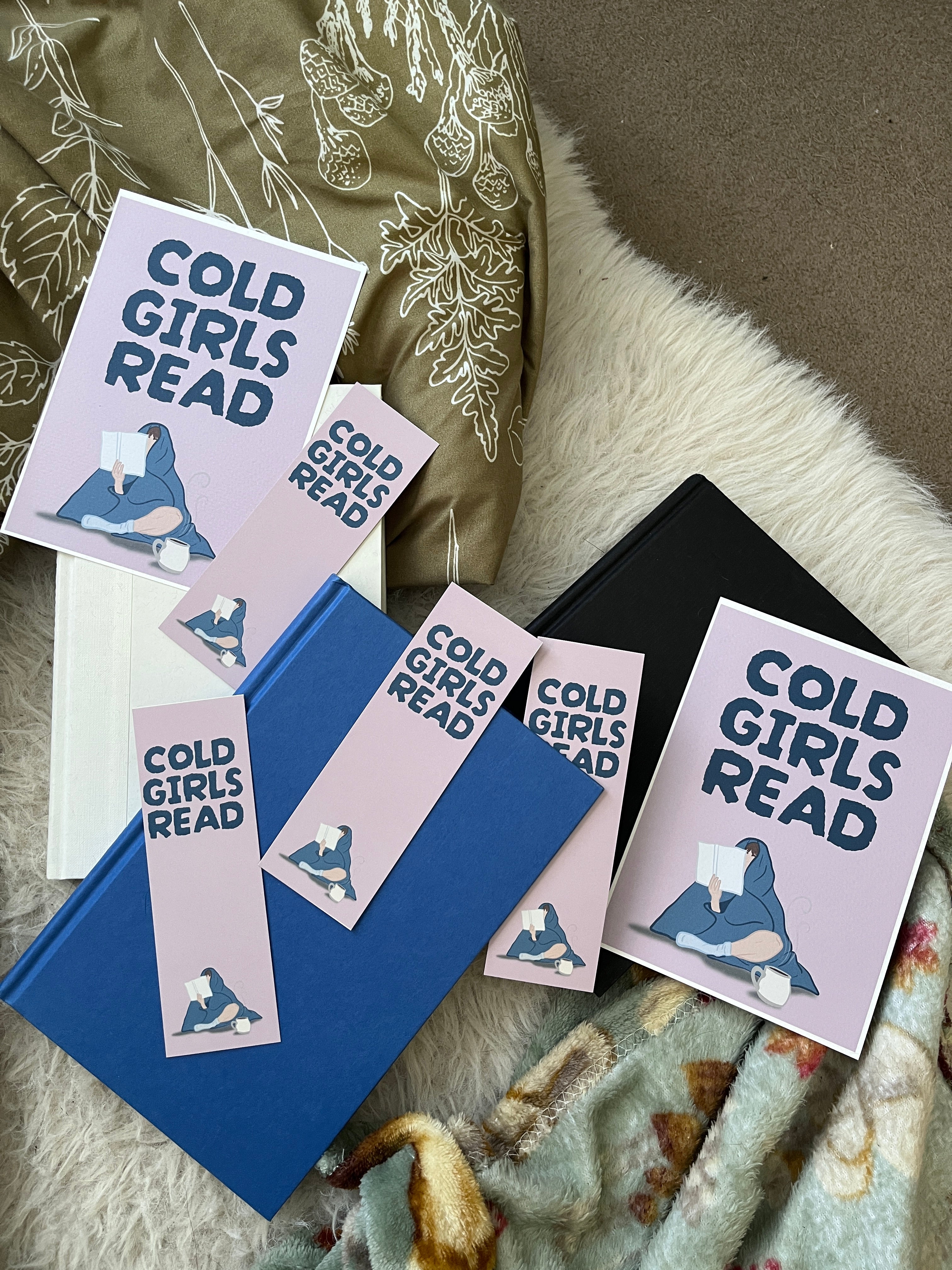 Cold Girls Read Art Print
