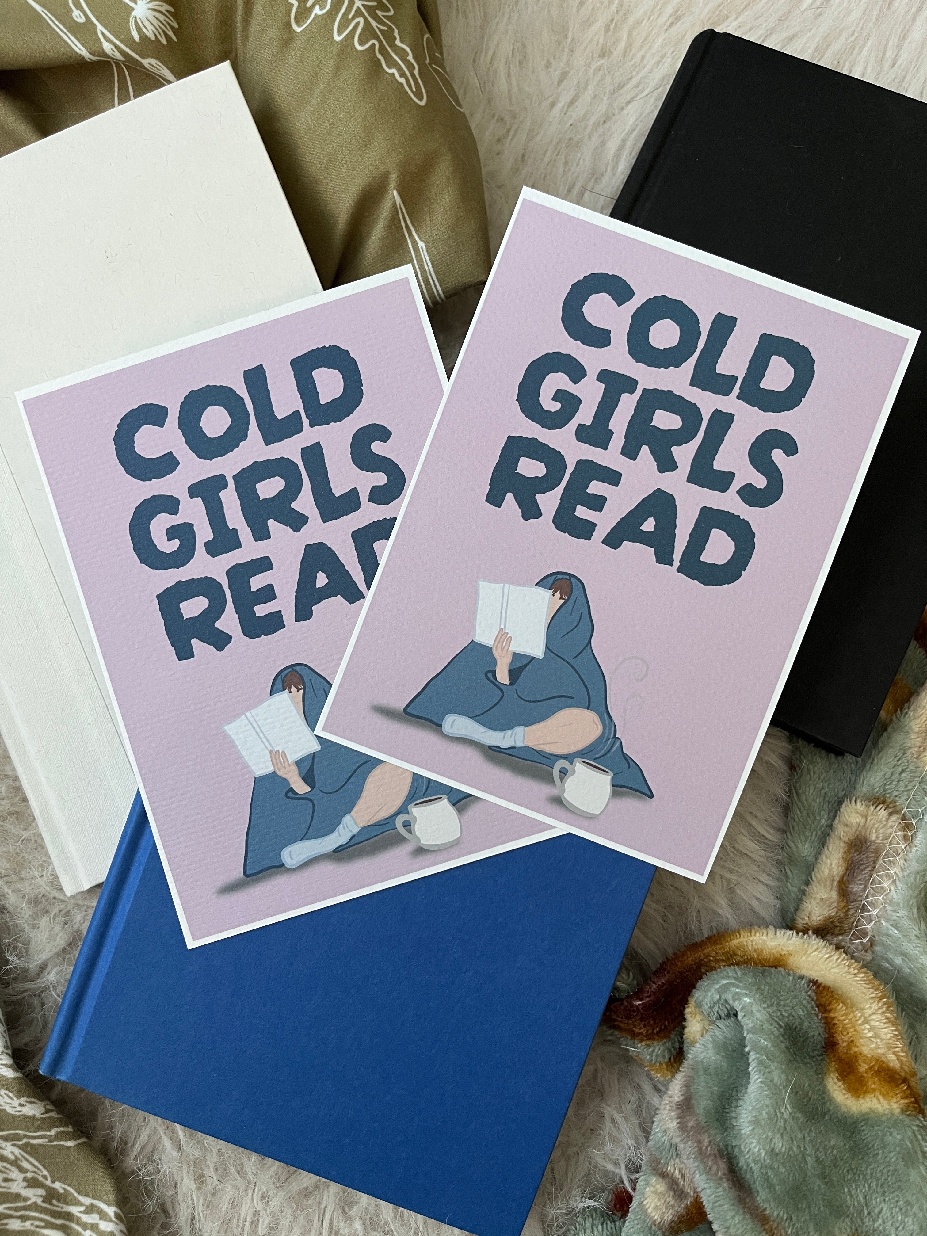 Cold Girls Read Art Print
