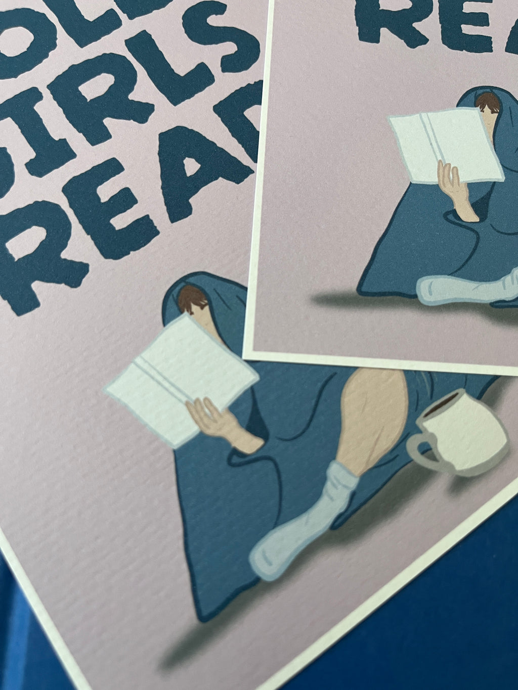 Cold Girls Read Art Print
