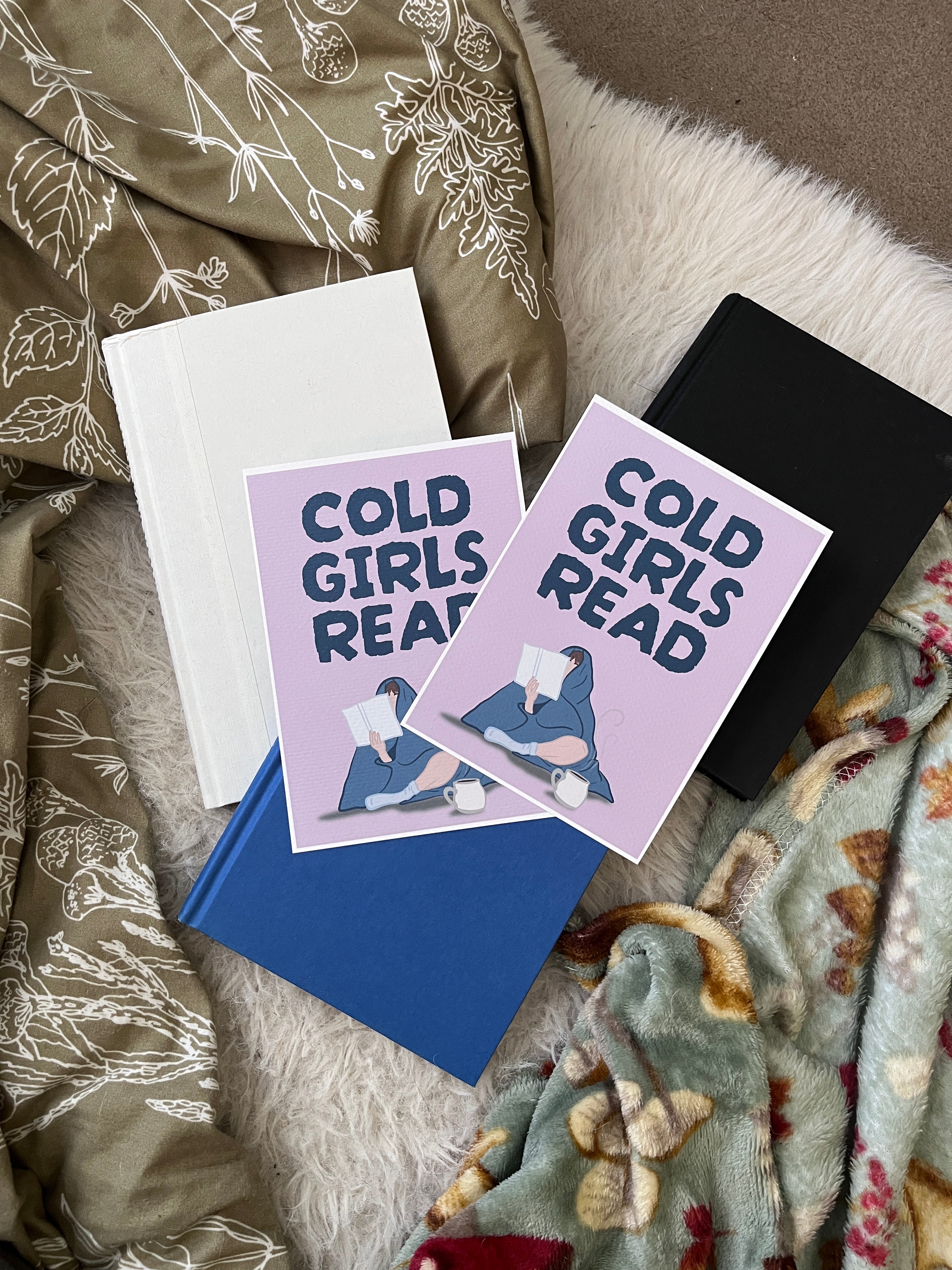 Cold Girls Read Art Print