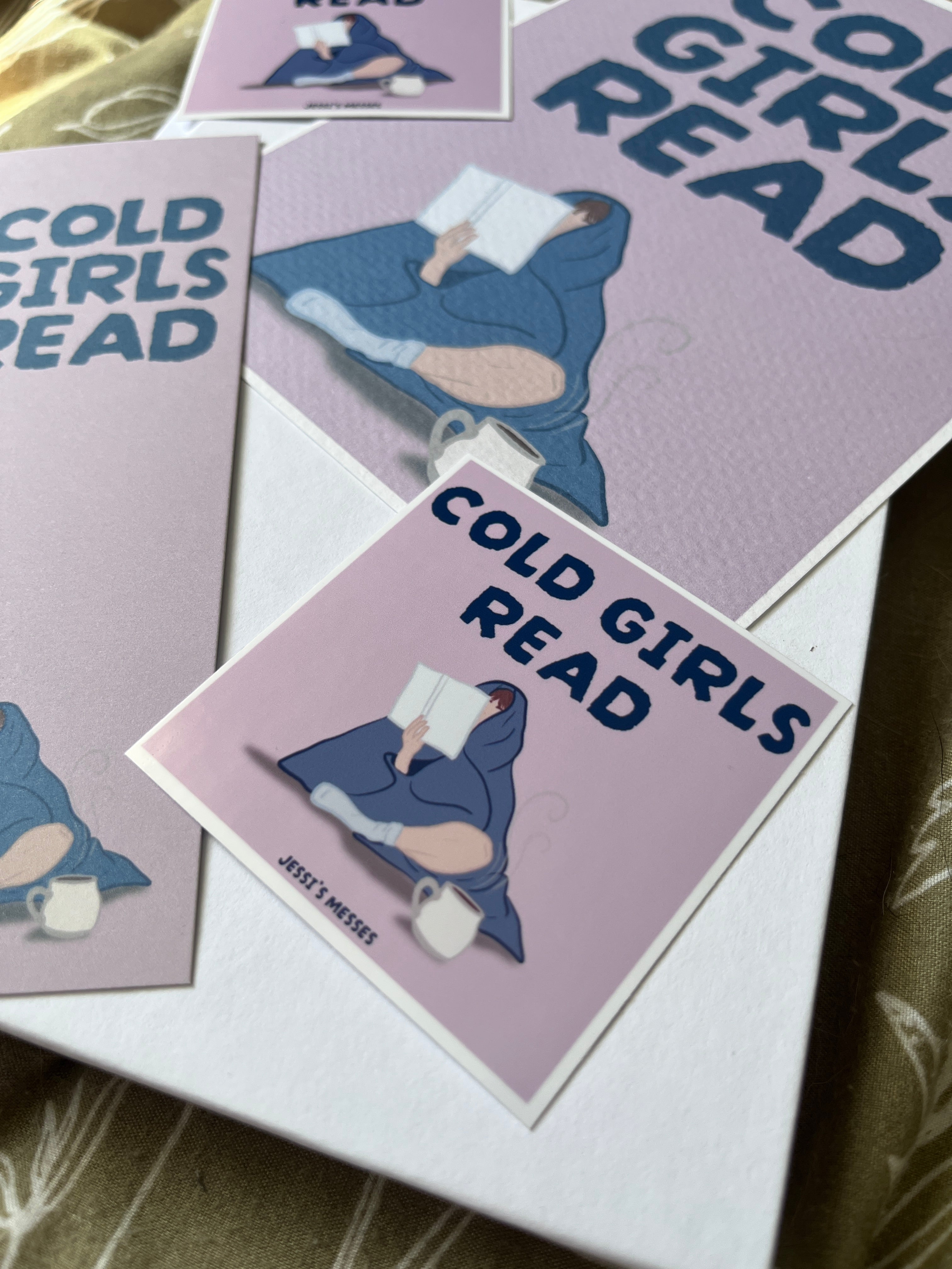 Cold Girls Read Sticker