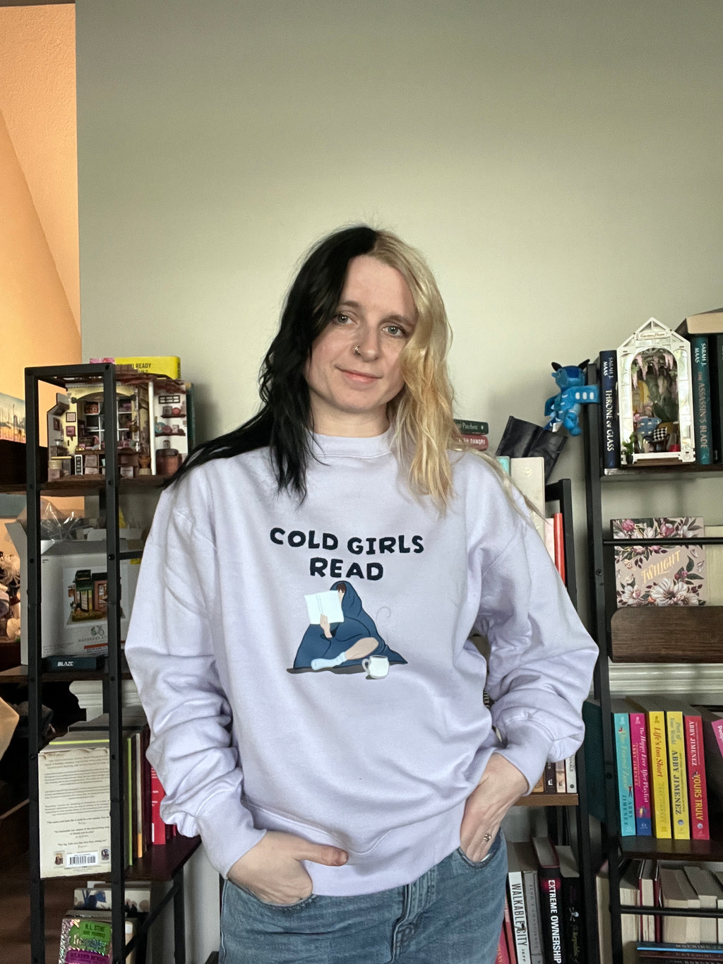 Cold Girls Read Crewneck Sweatshirt