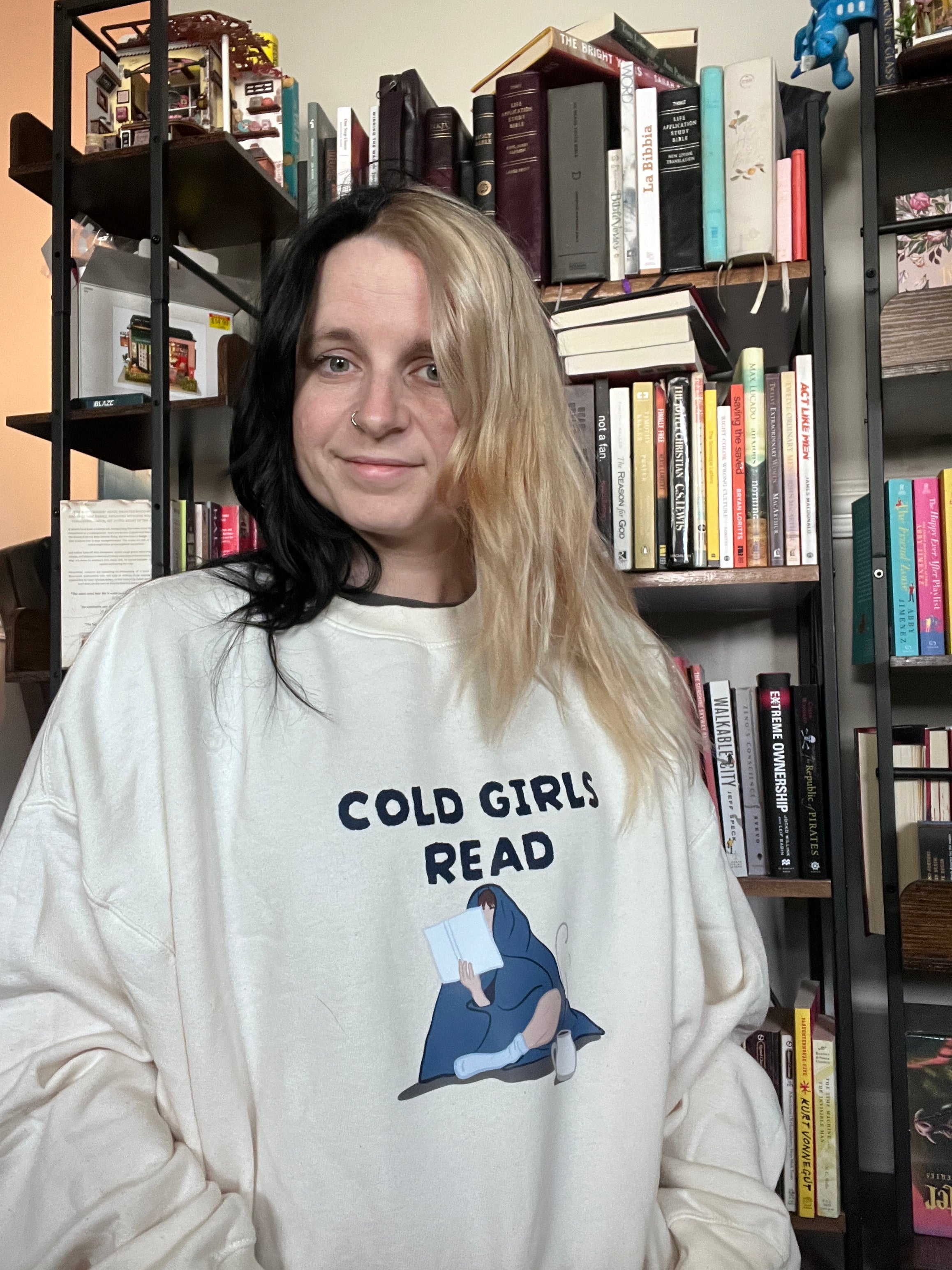 Cold Girls Read Crewneck Sweatshirt