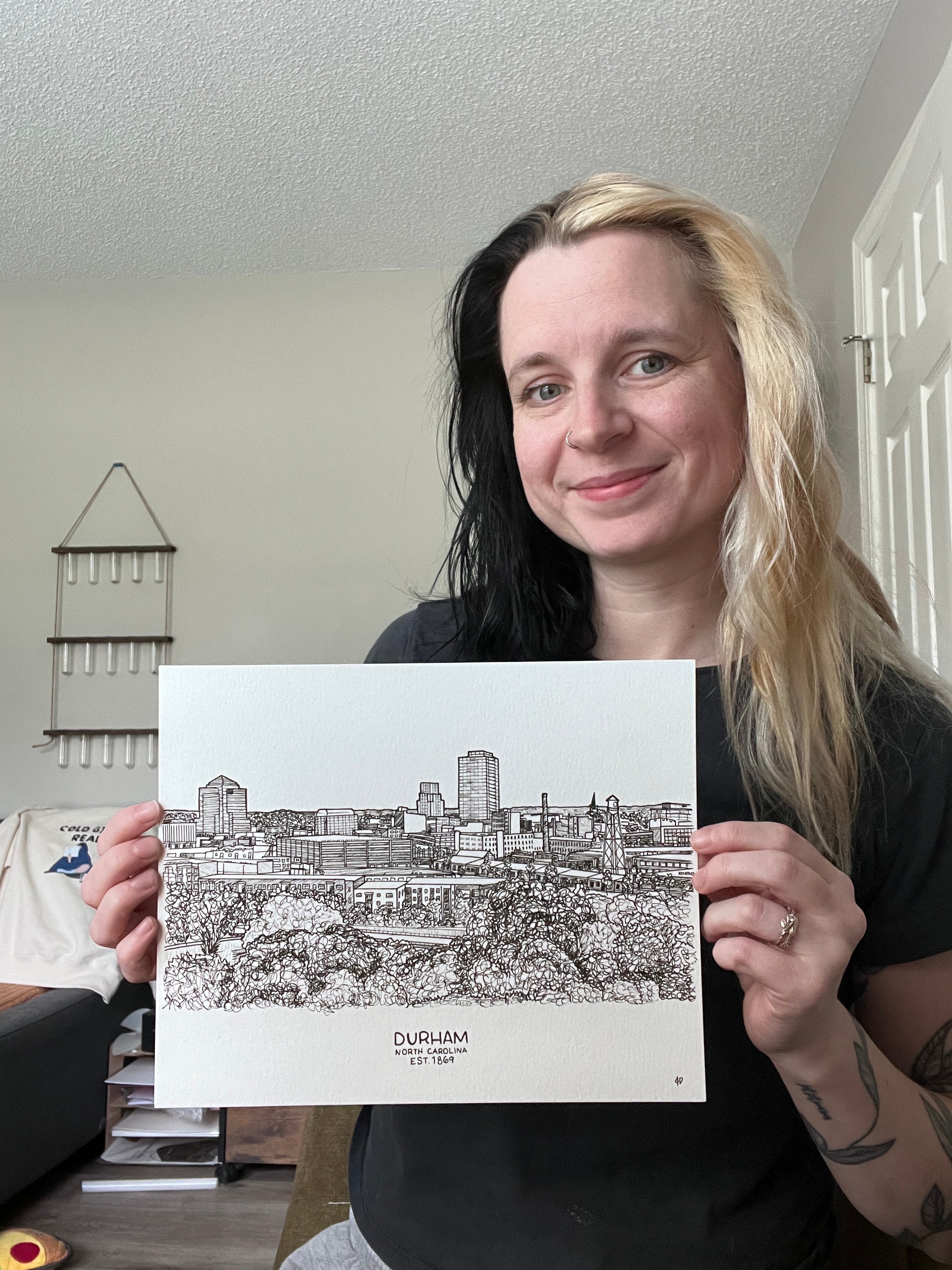 Durham Skyline Print