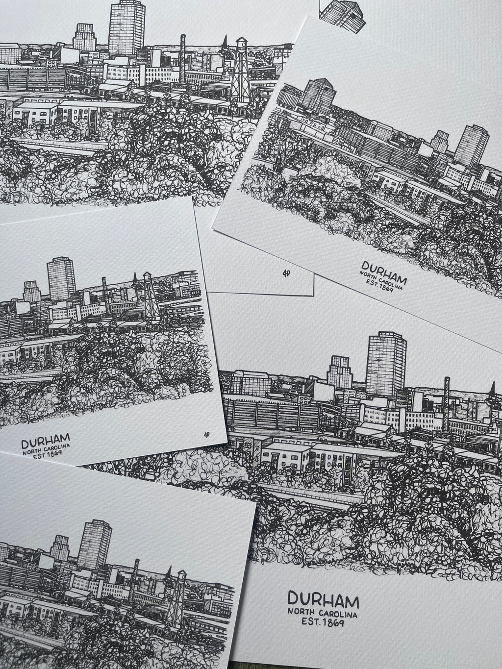 Durham Skyline Print