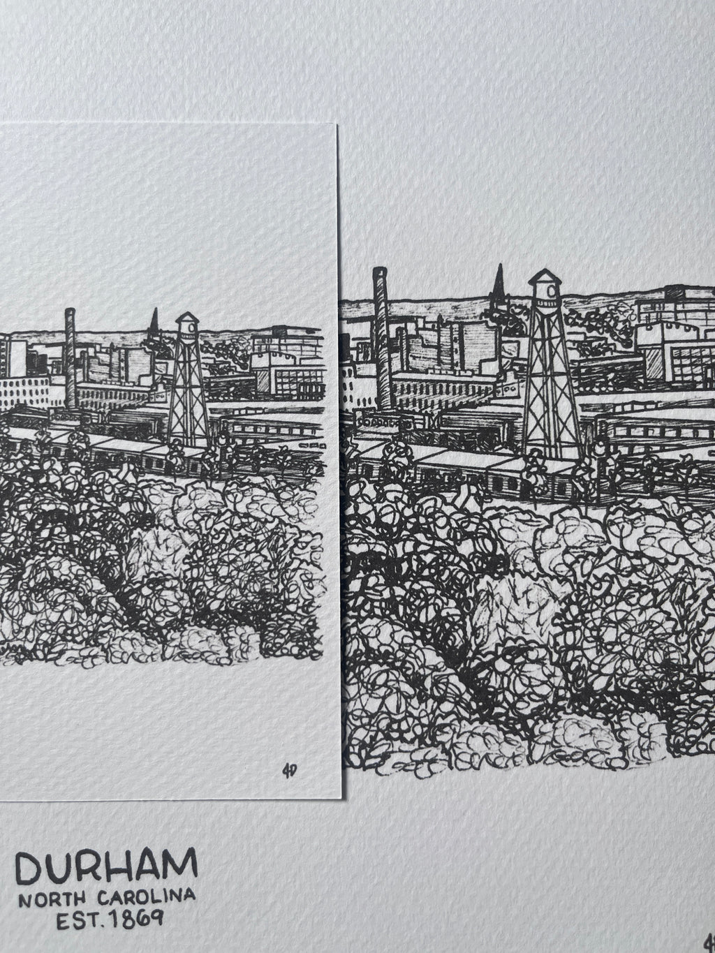 Durham Skyline Print
