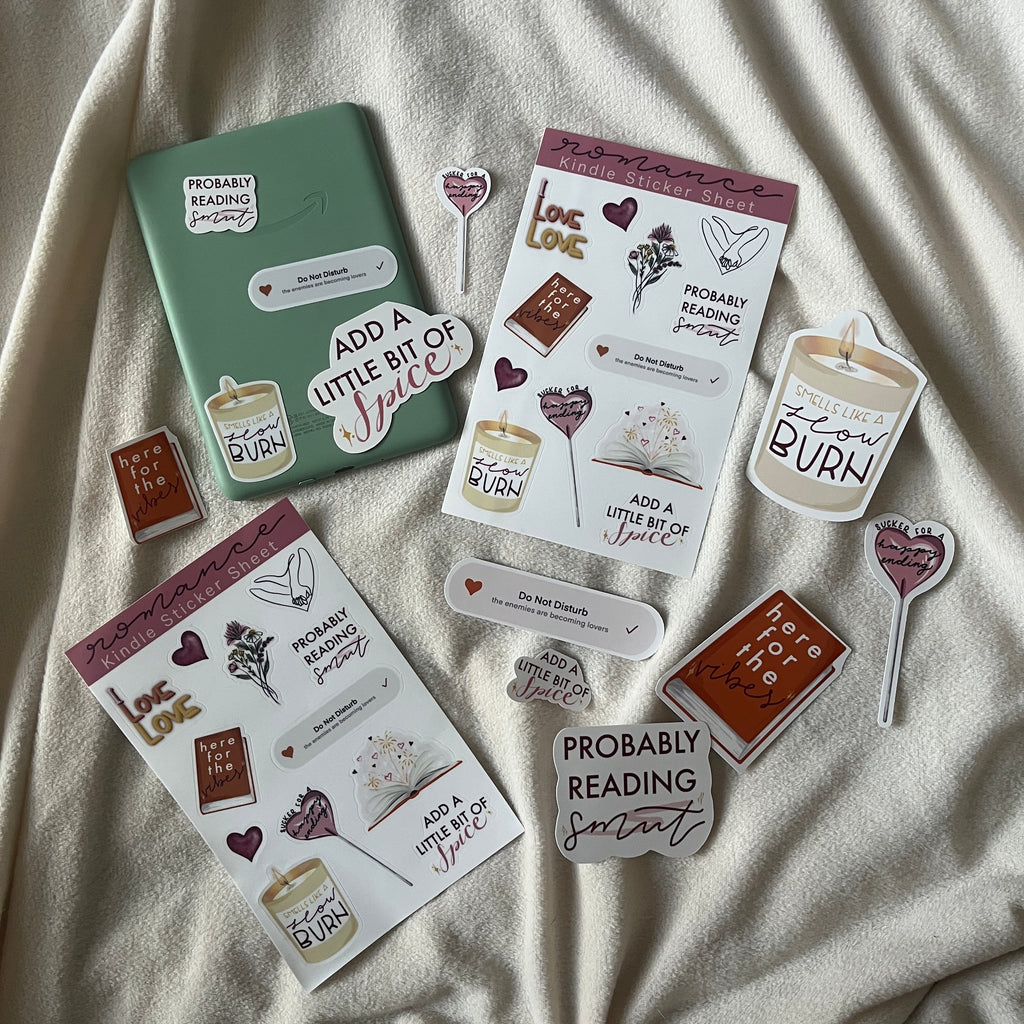 Romance Kindle Sticker Sheet