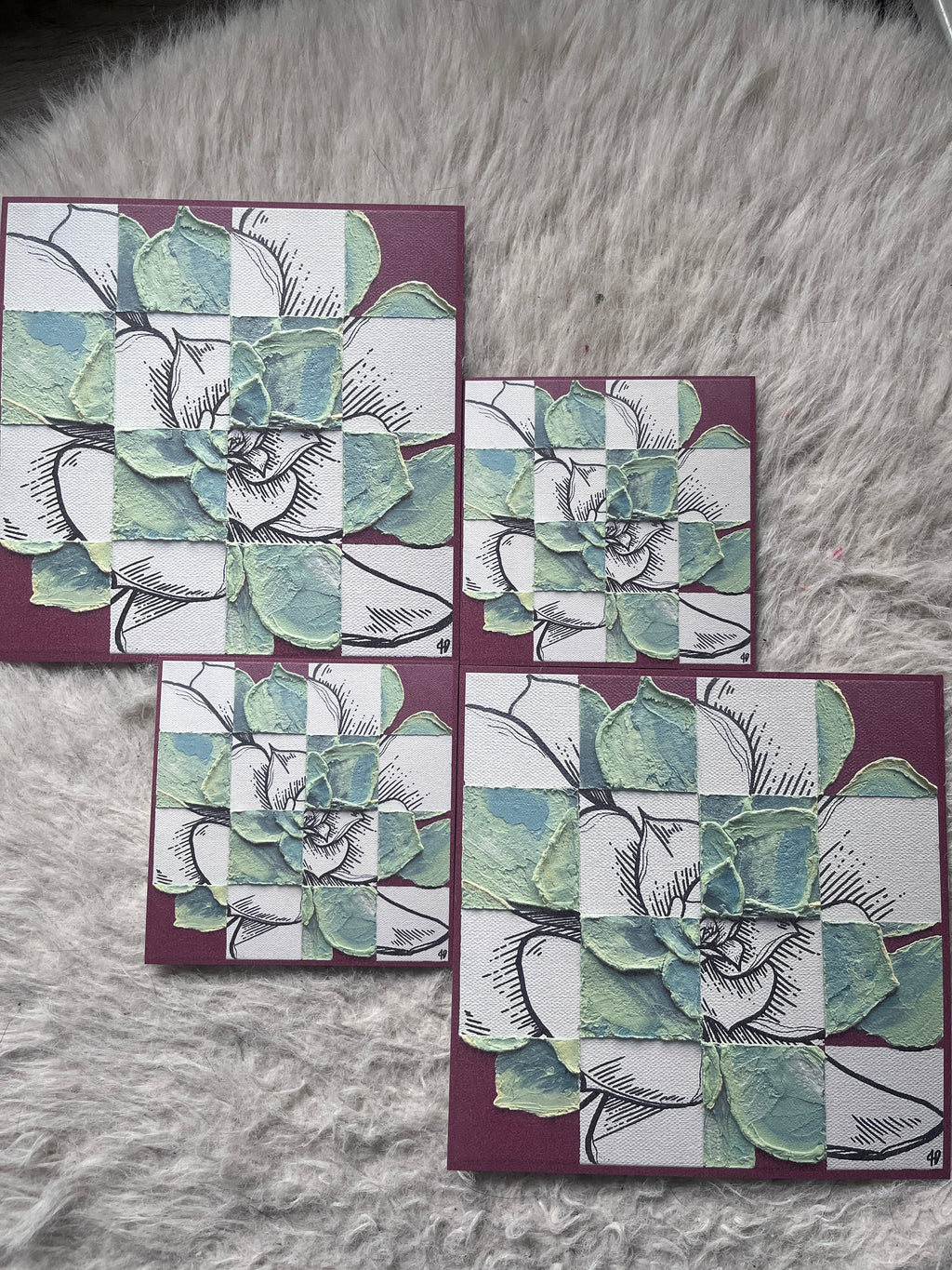 Desert Squares Art Print