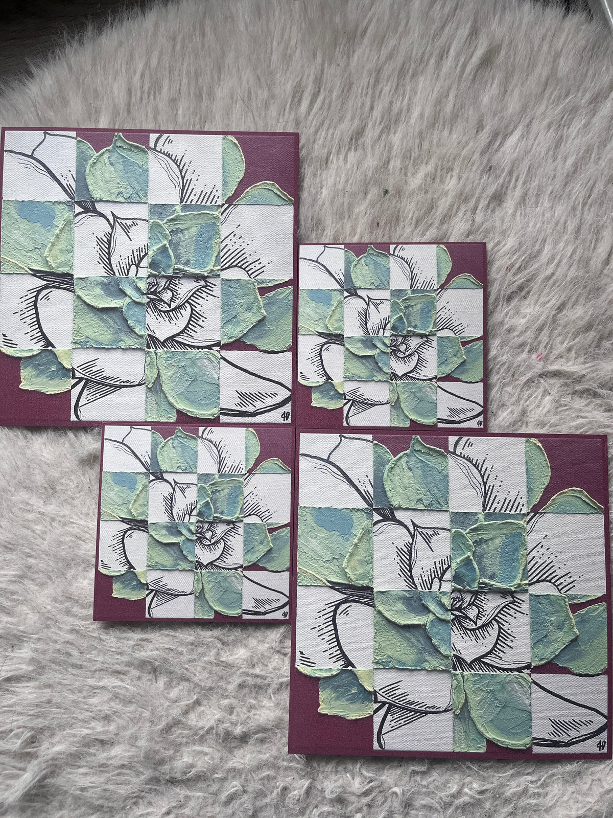 Desert Squares Art Print