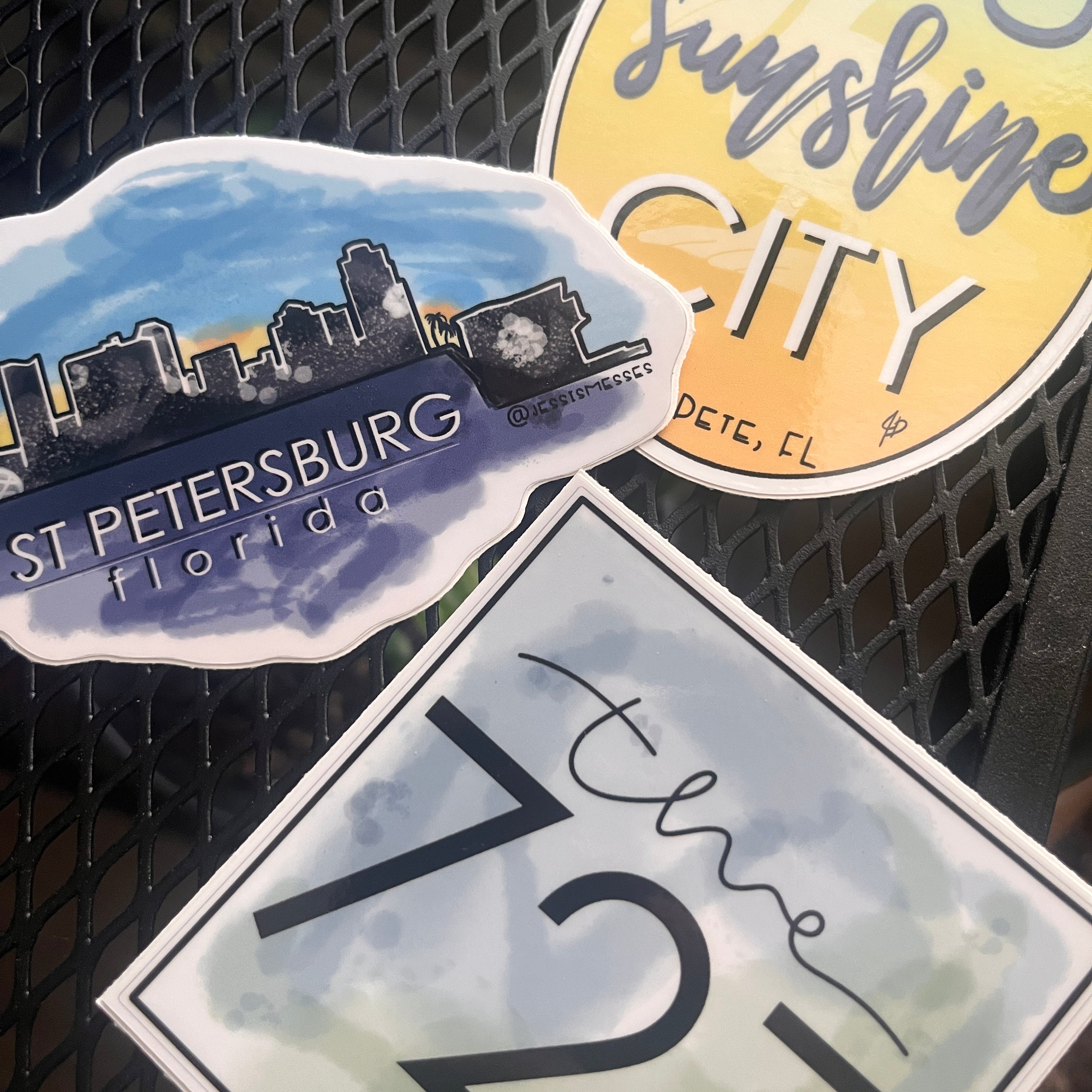 St Pete skyline Sticker