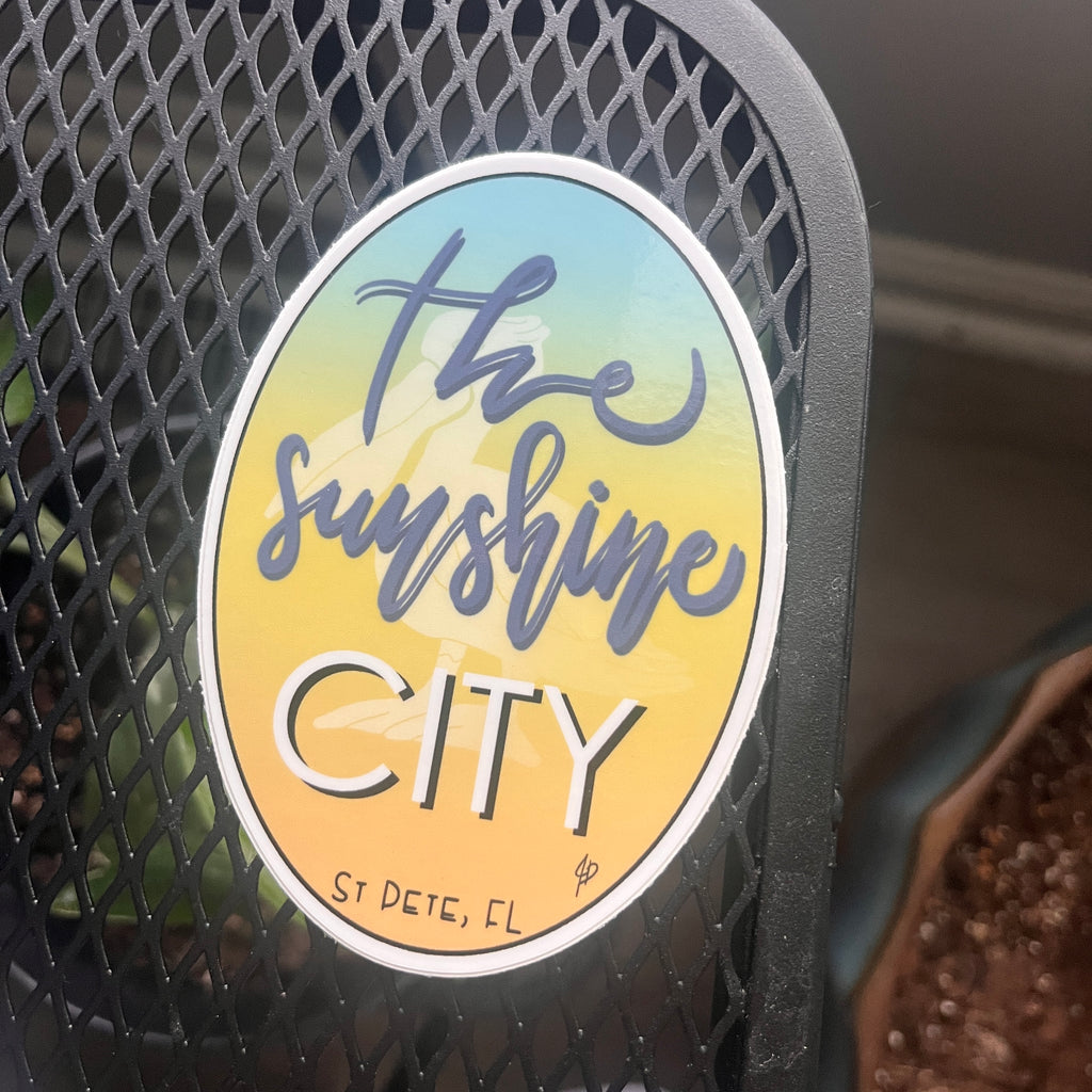 the sunshine city sticker