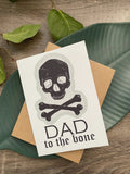 “Dad” to the Bone Greeting Card
