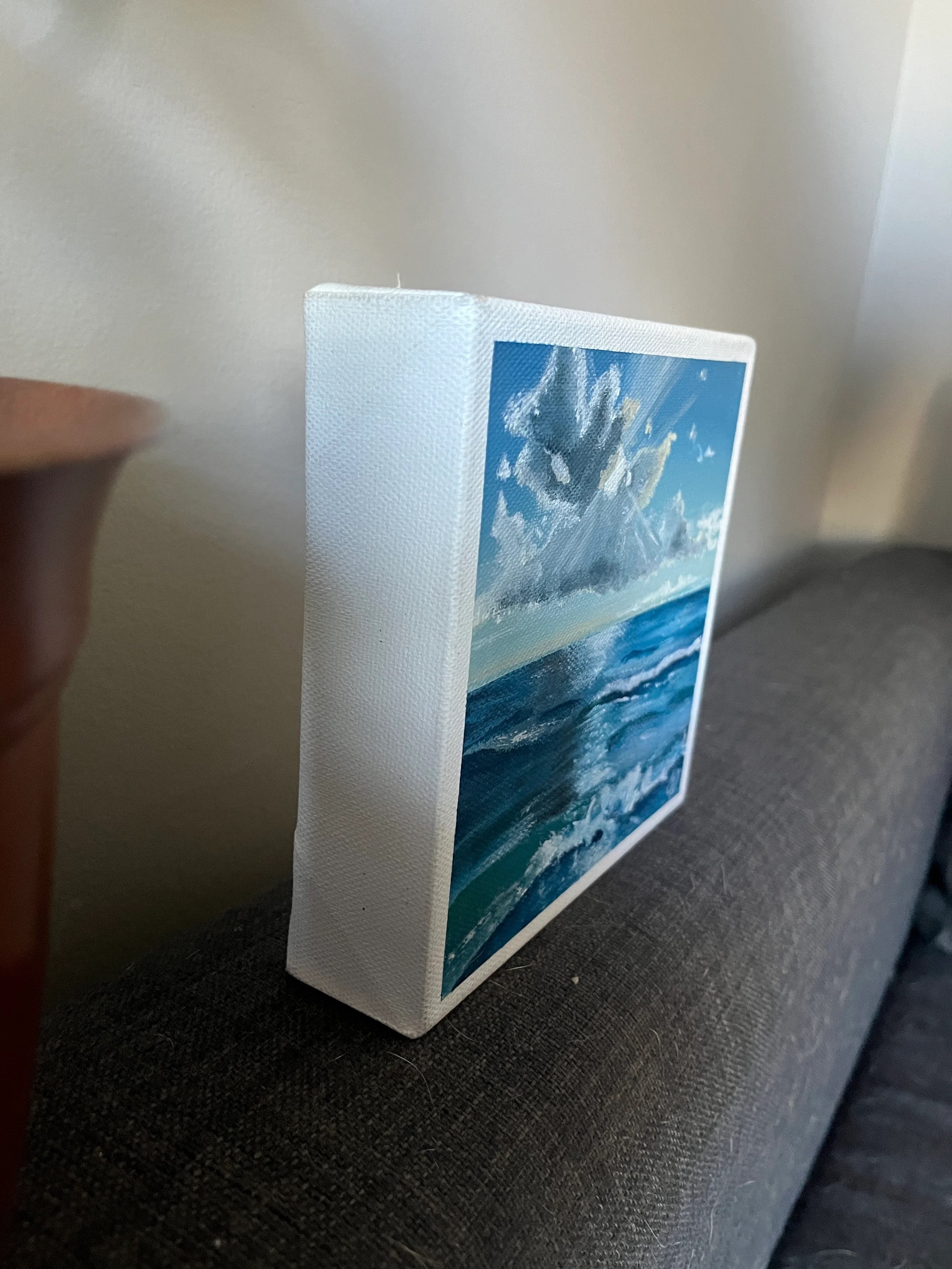 6x6” Ocean Waves Painting