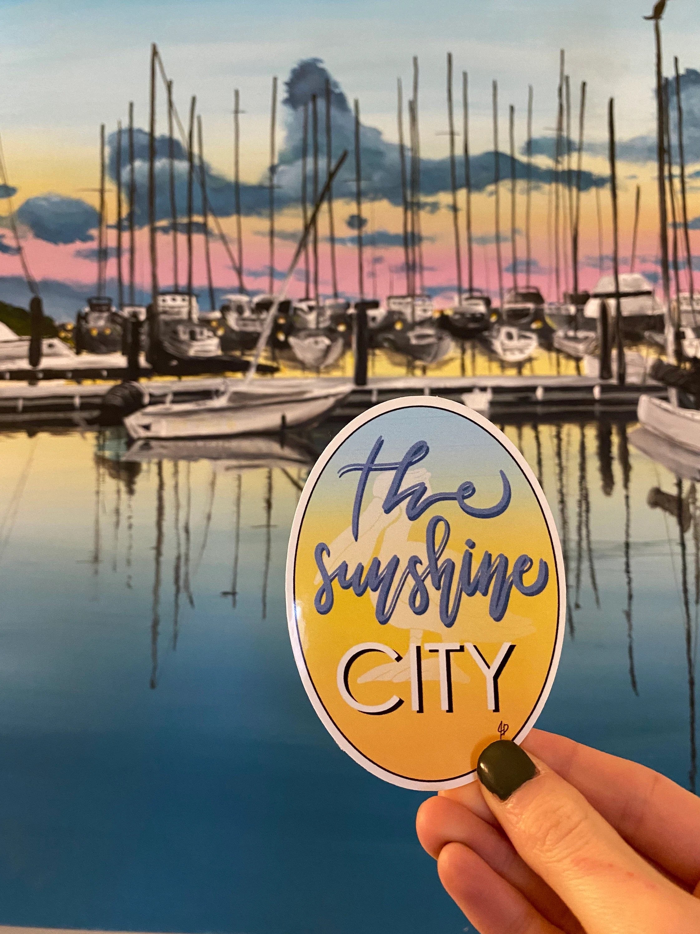 the sunshine city sticker