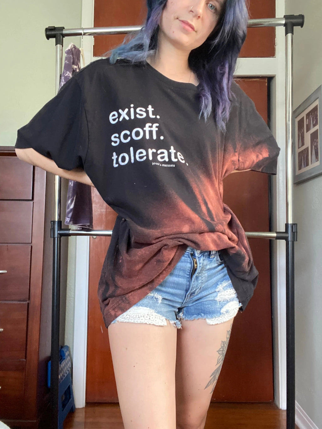 XL exist scoff tolerate shirt