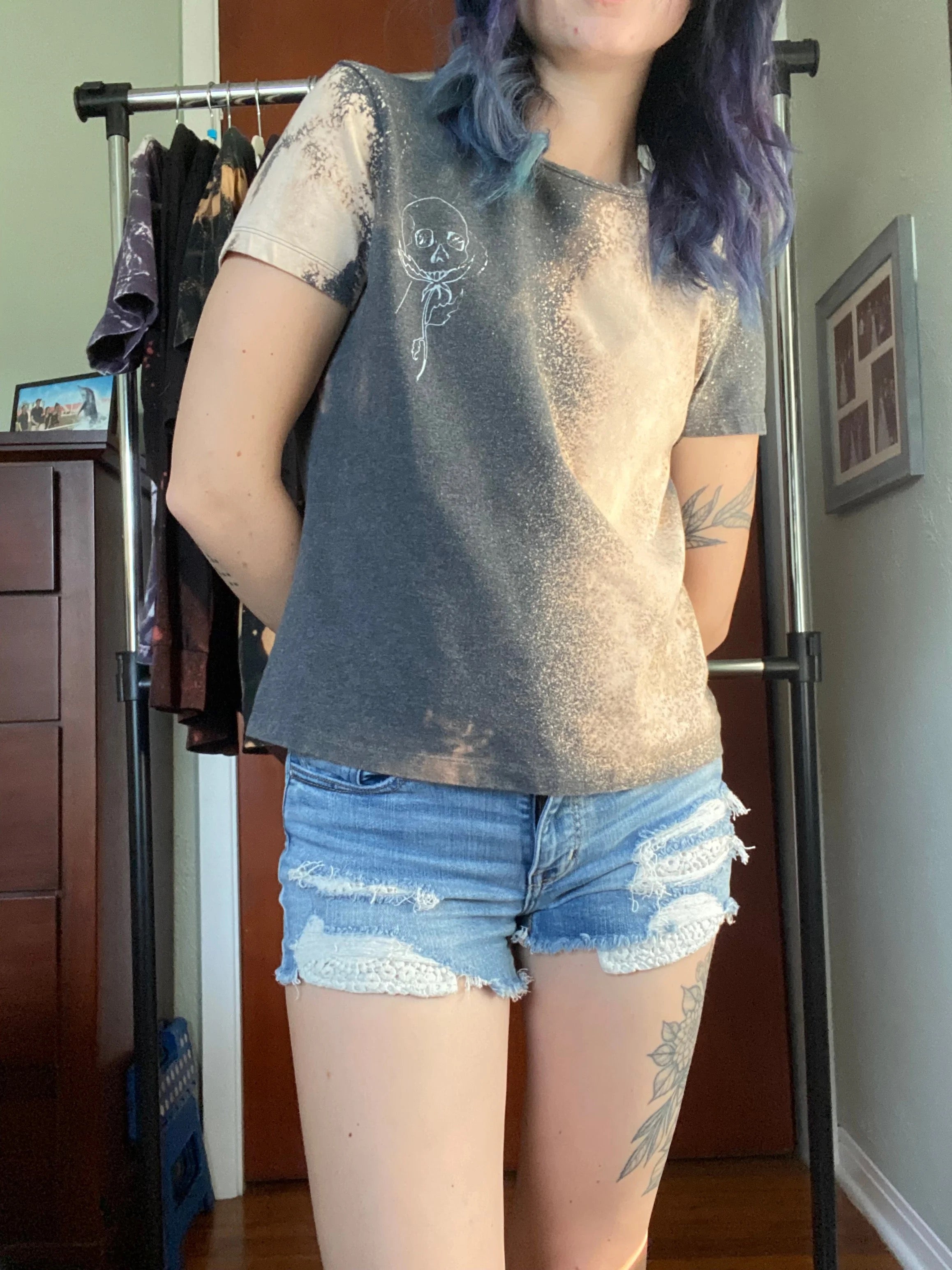 PM Skull Flower Shirt