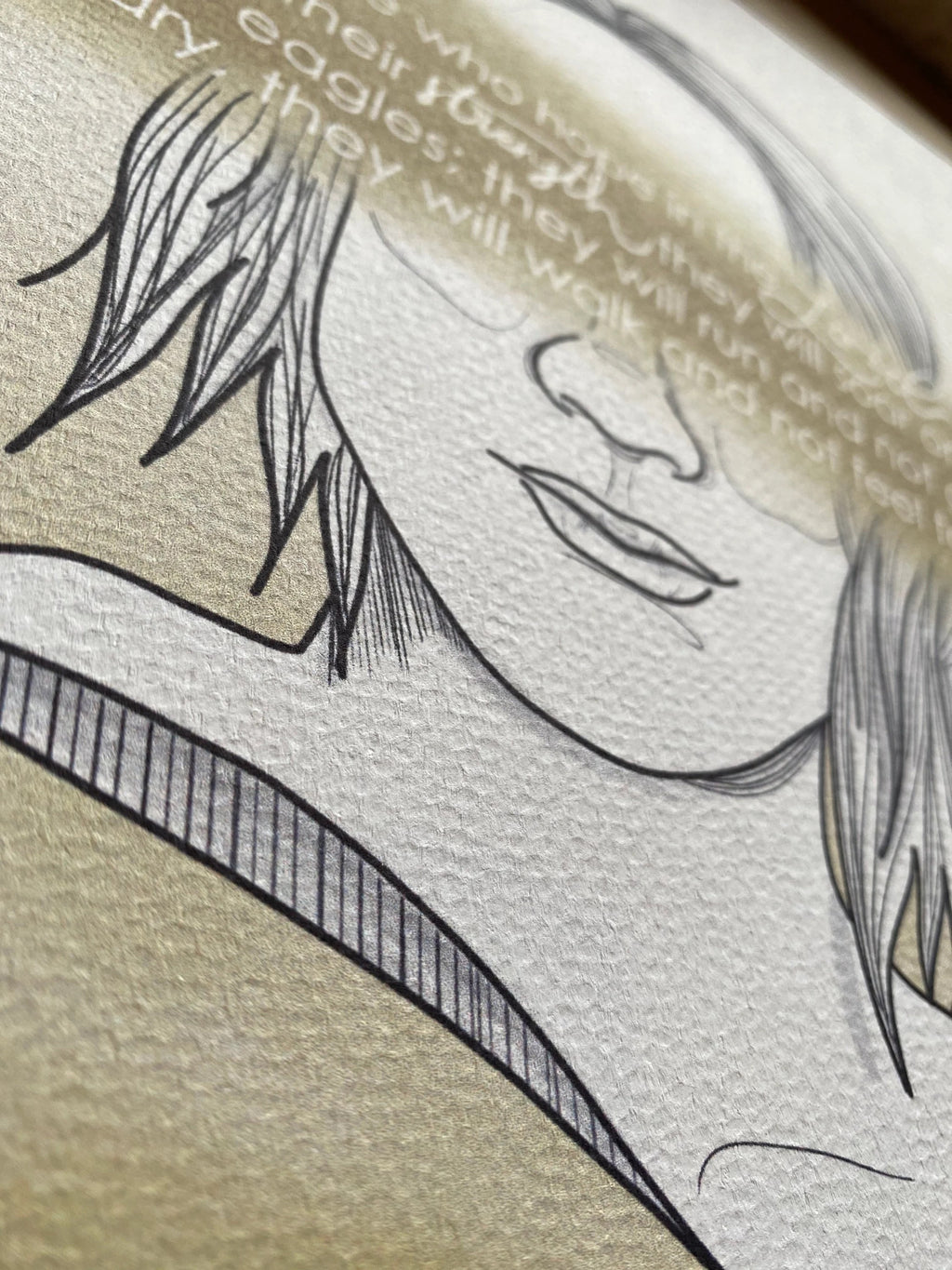 isaiah 40:31 -Hope in Infertility Art Print
