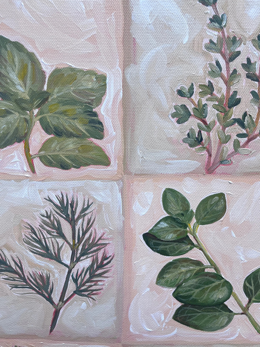 24"x24" "Thyme Table" Painting