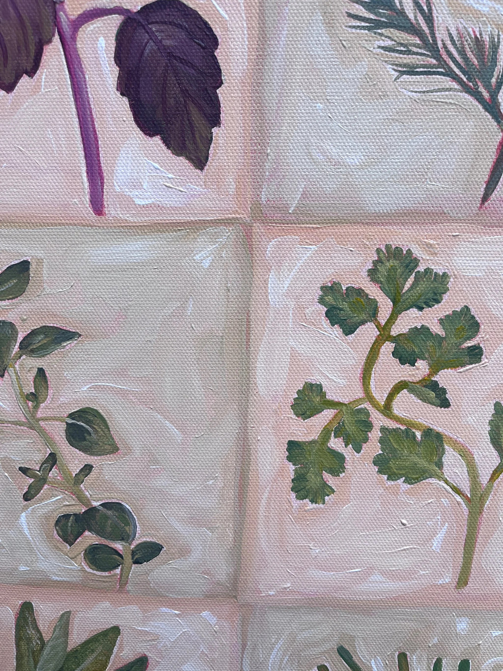 24"x24" "Thyme Table" Painting