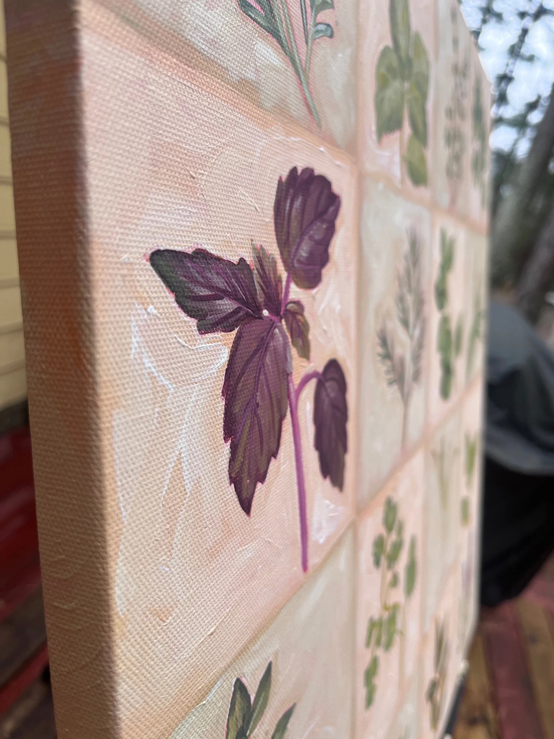 24"x24" "Thyme Table" Painting